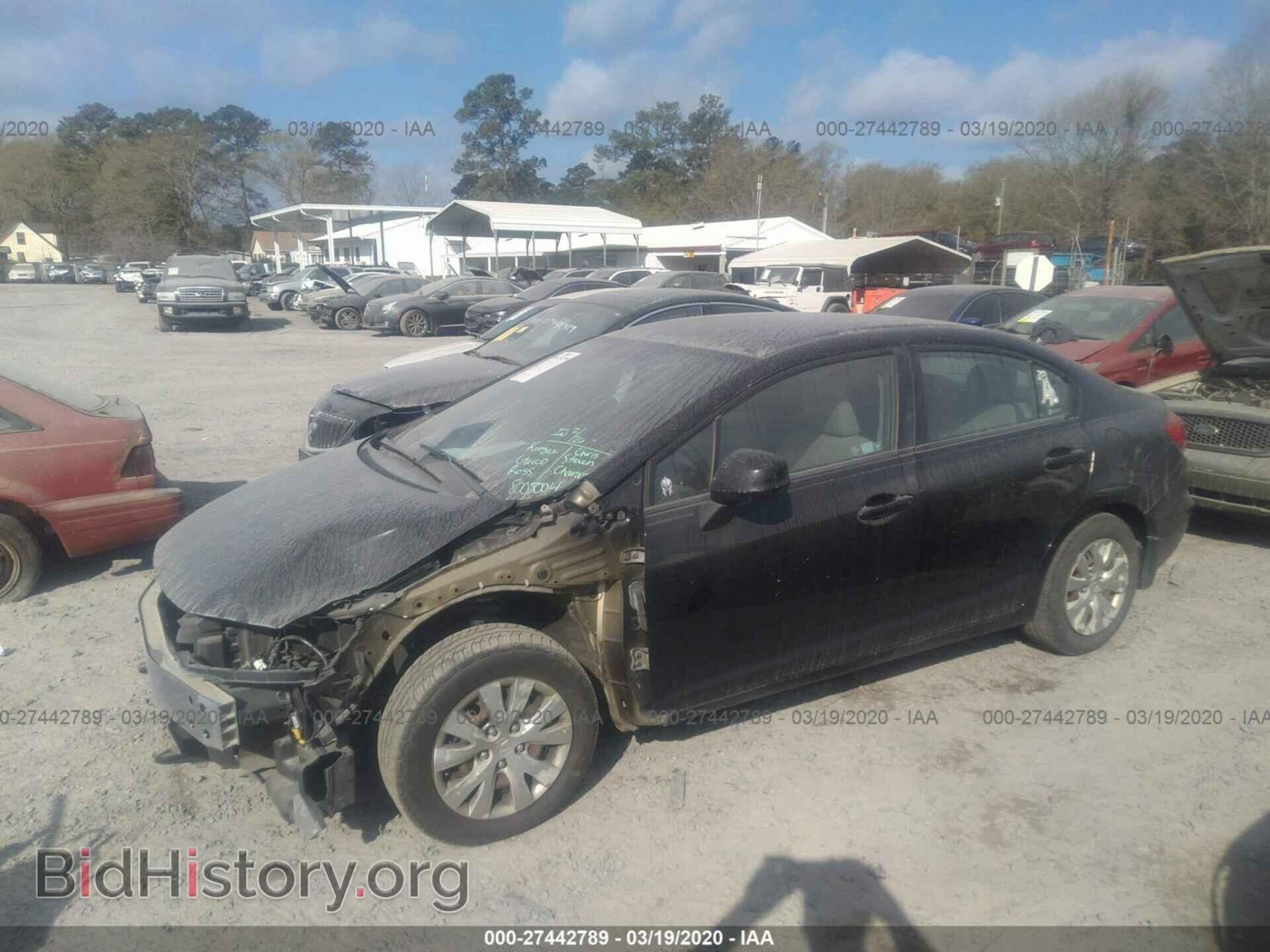 2012 HONDA CIVIC - VIN: 19XFB2F5XCE105000 - Фото 2