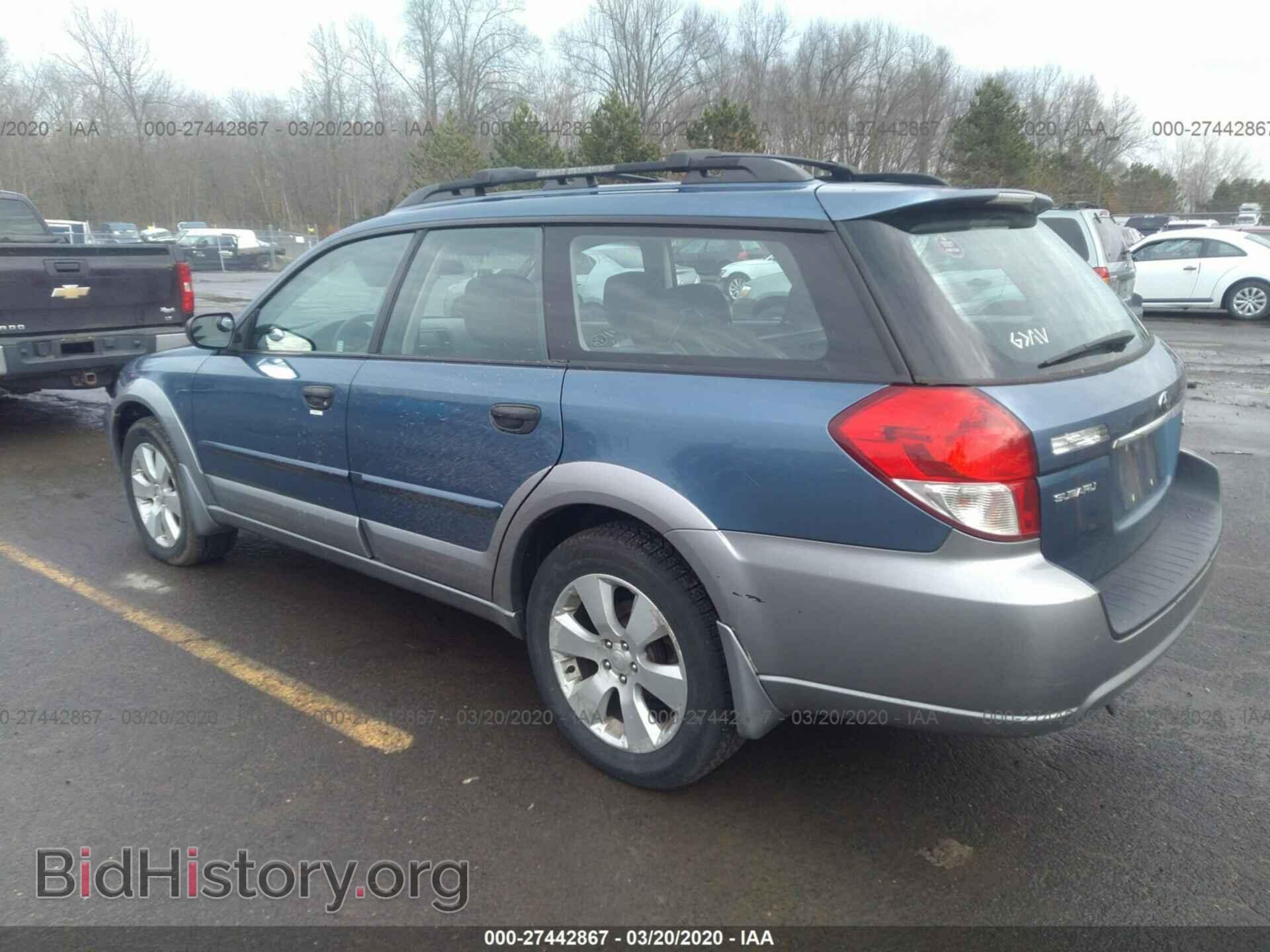 2009 SUBARU OUTBACK - VIN: 4S4BP61C997333426 - Фото 3