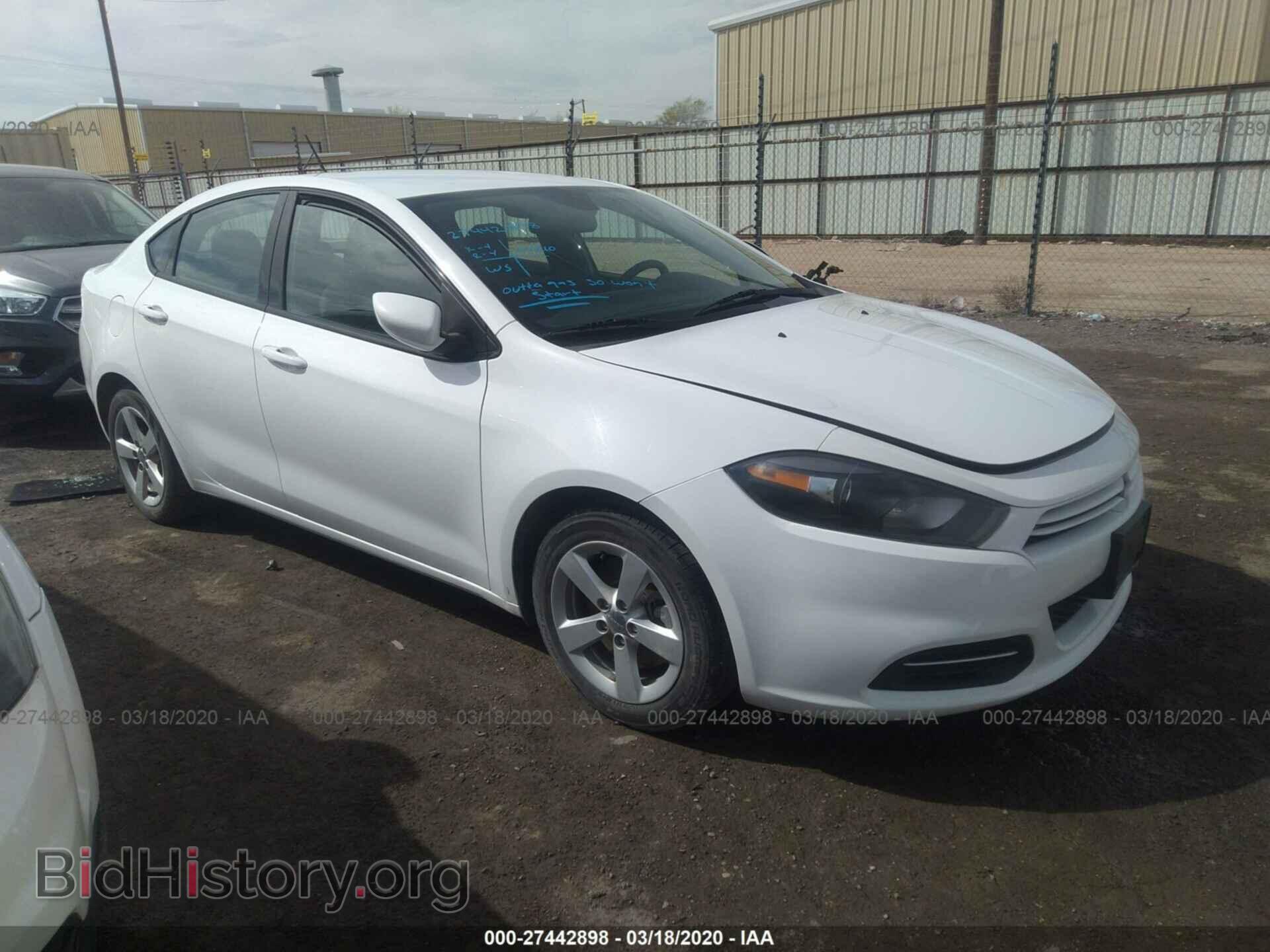 Фотография 1C3CDFBB5FD309553 - DODGE DART 2015