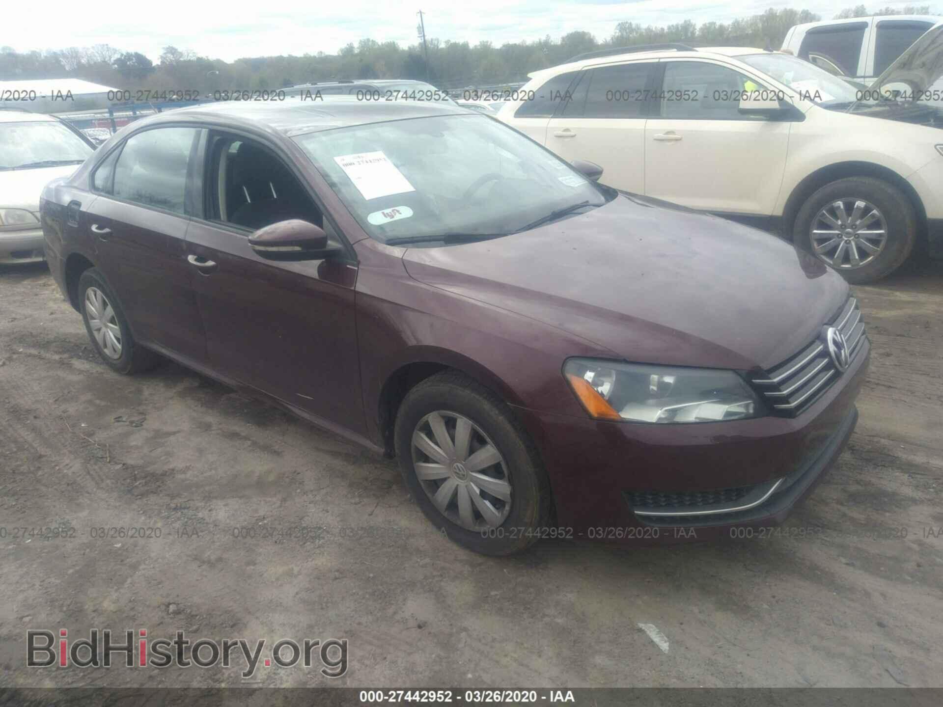 Фотография 1VWAP7A37CC065798 - VOLKSWAGEN PASSAT 2012