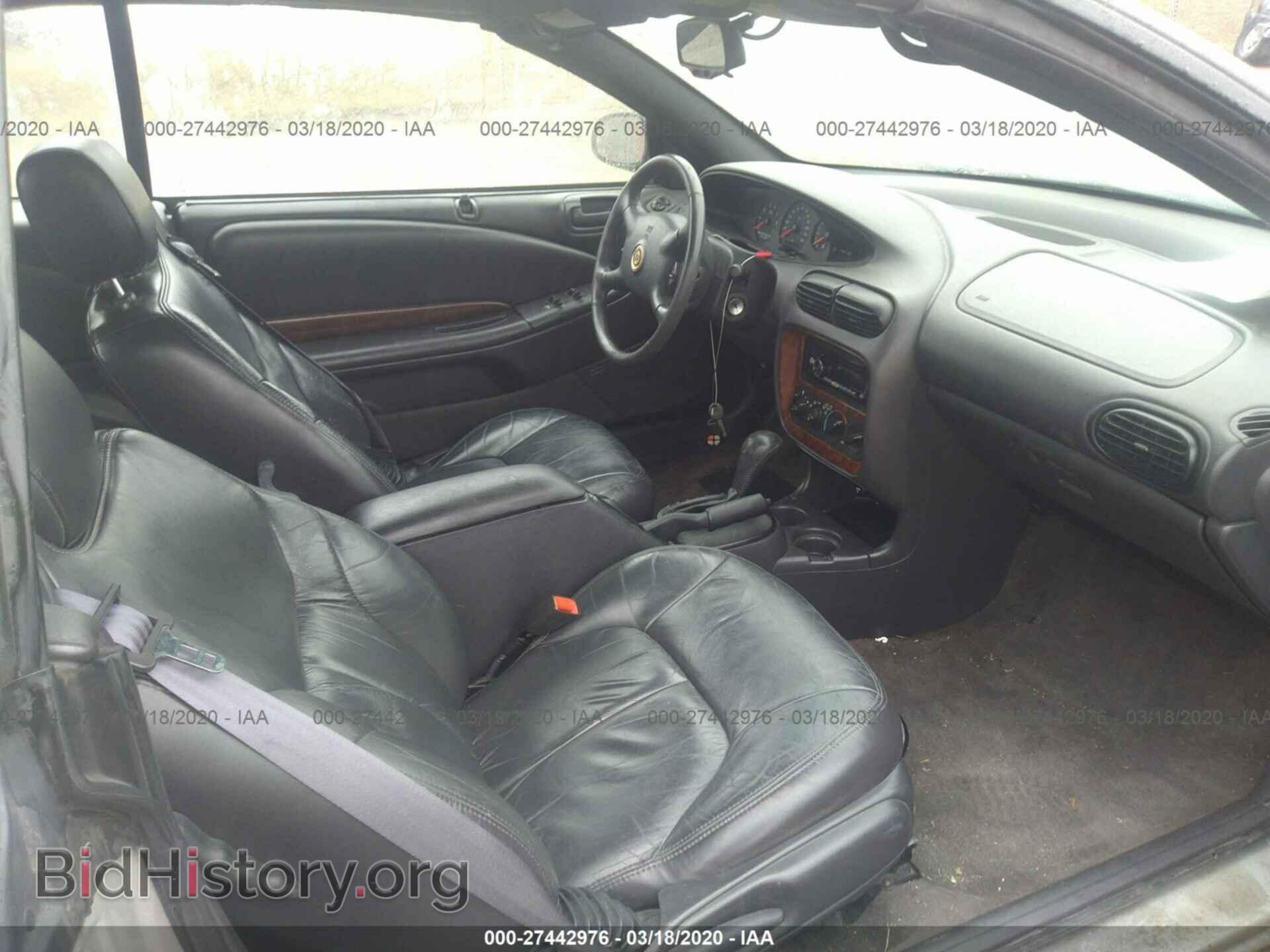 2000 CHRYSLER SEBRING - VIN: 3C3EL55H4YT249588 - Фото 5