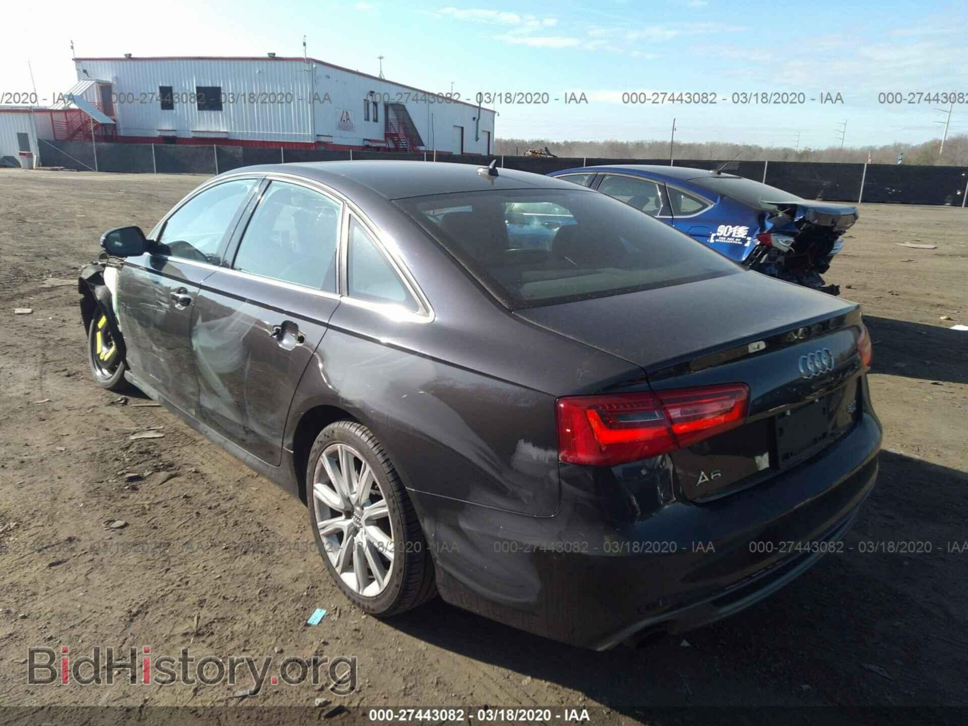 2013 AUDI A6 - VIN: WAUHGAFCXDN067751 - Фото 3