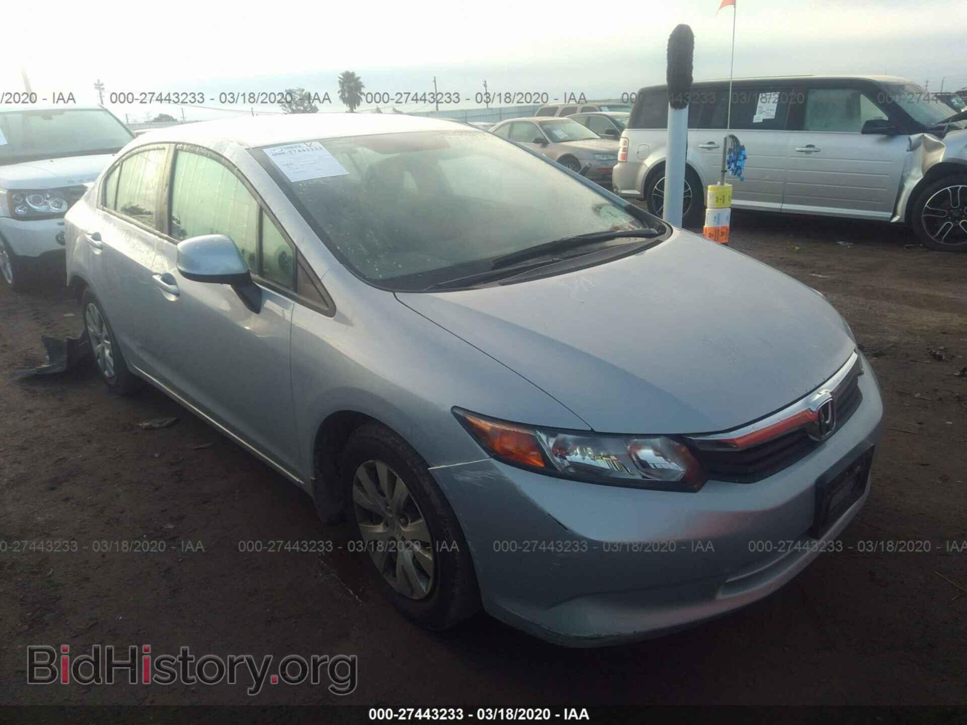 Фотография 19XFB2F51CE343060 - HONDA CIVIC 2012