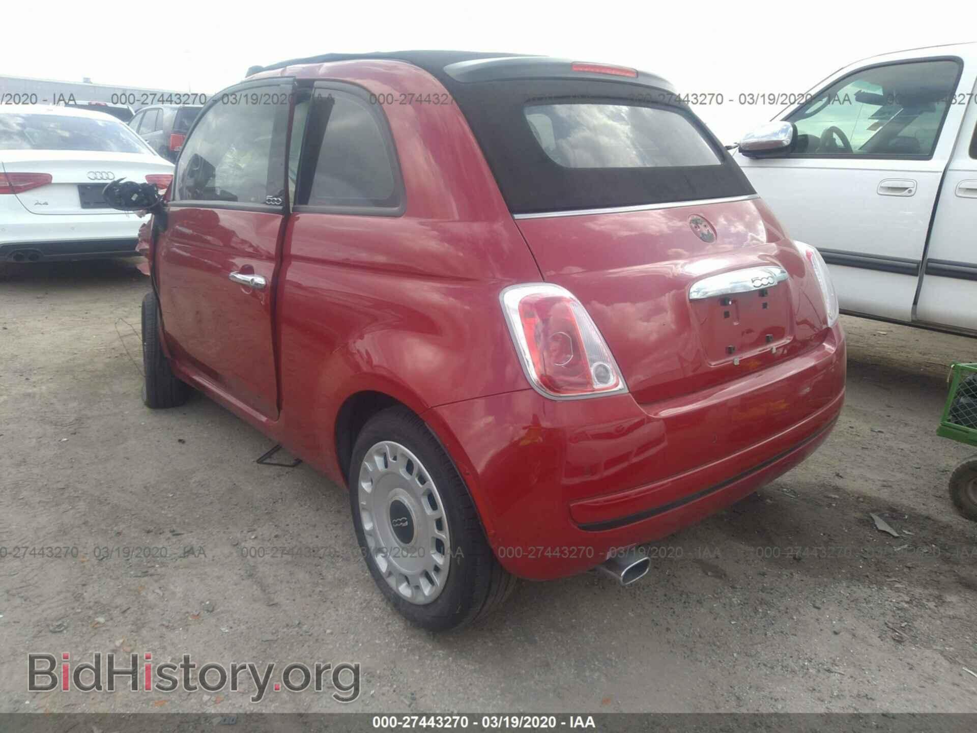 2015 FIAT 500C - VIN: 3C3CFFDR2FT528484 - Photo 3