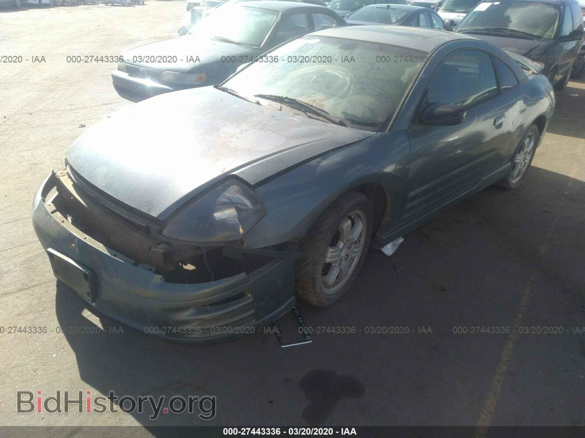 2001 MITSUBISHI ECLIPSE - VIN: 4A3AC54H81E063647 - Фото 2