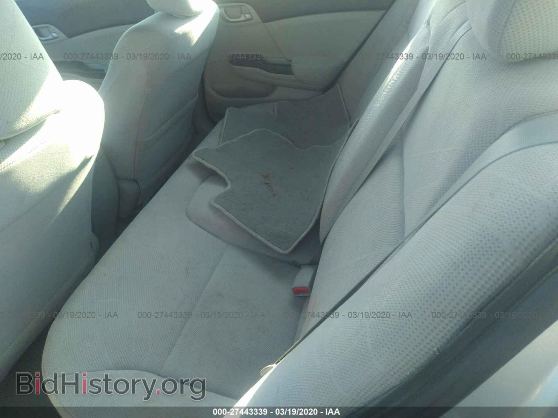 2012 HONDA CIVIC - VIN: 19XFB2F50CE325620 - Фото 8