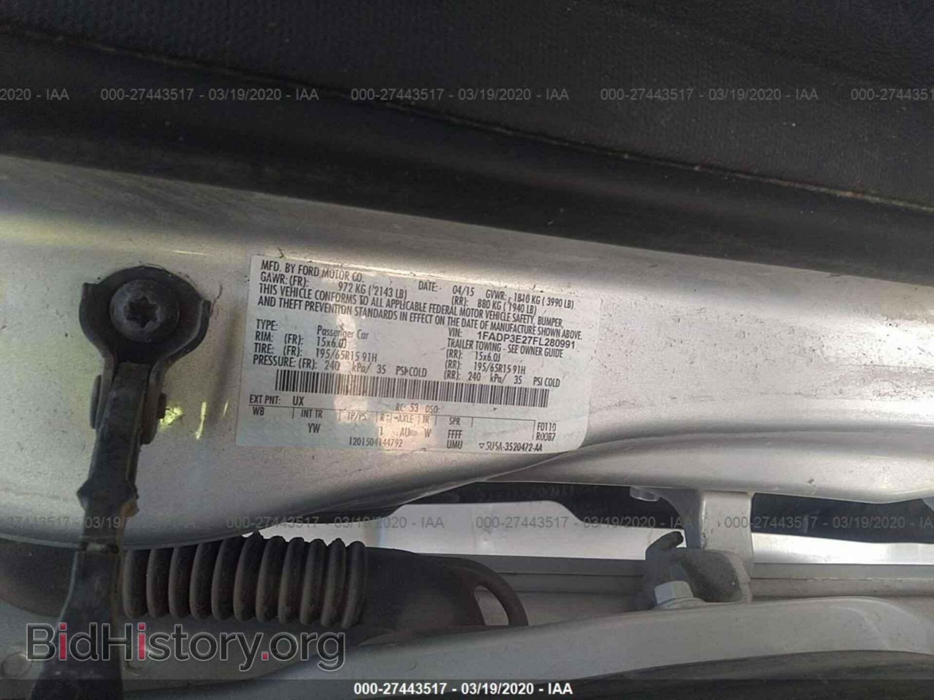 2015 FORD FOCUS - VIN: 1FADP3E27FL280991 - Photo 9