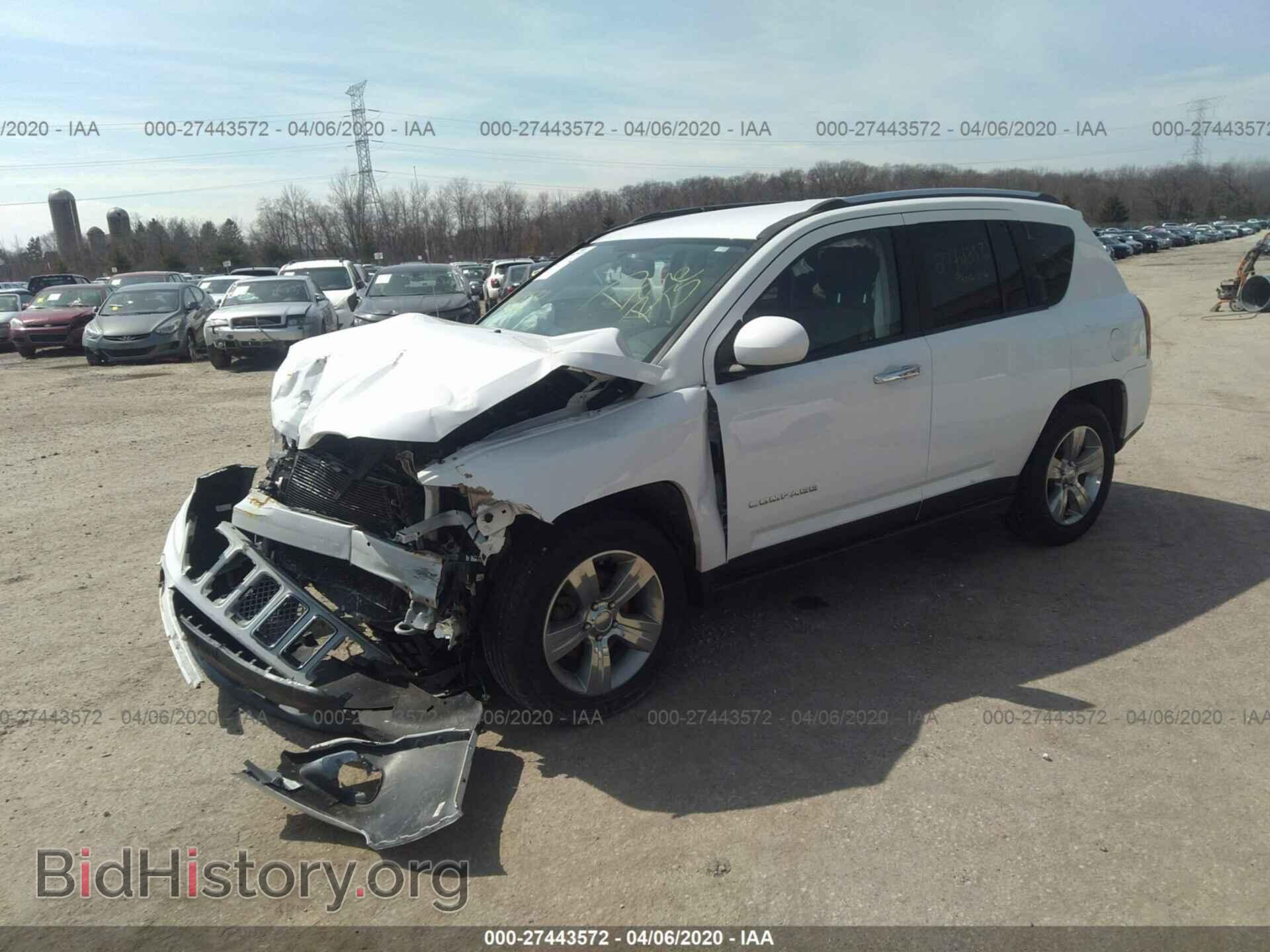 2014 JEEP COMPASS - VIN: 1C4NJDEB6ED739006 - Фото 2