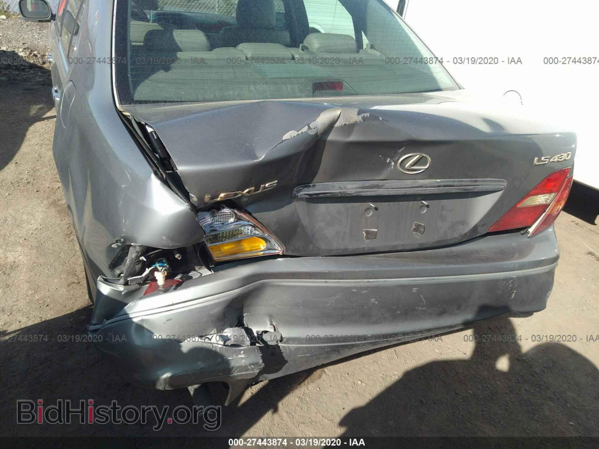 2001 LEXUS LS - VIN: JTHBN30F910002295 - Фото 6