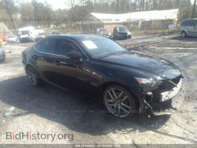 2015 Lexus IS 250, черный — VIN JTHBF1D26F5083016, IAAI