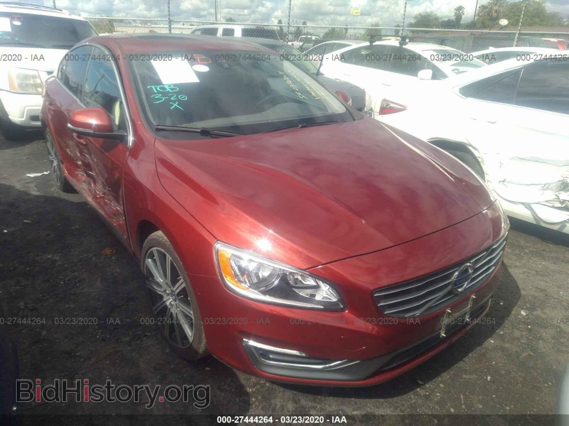Фотография YV126MFK6F2355415 - VOLVO S60 2015