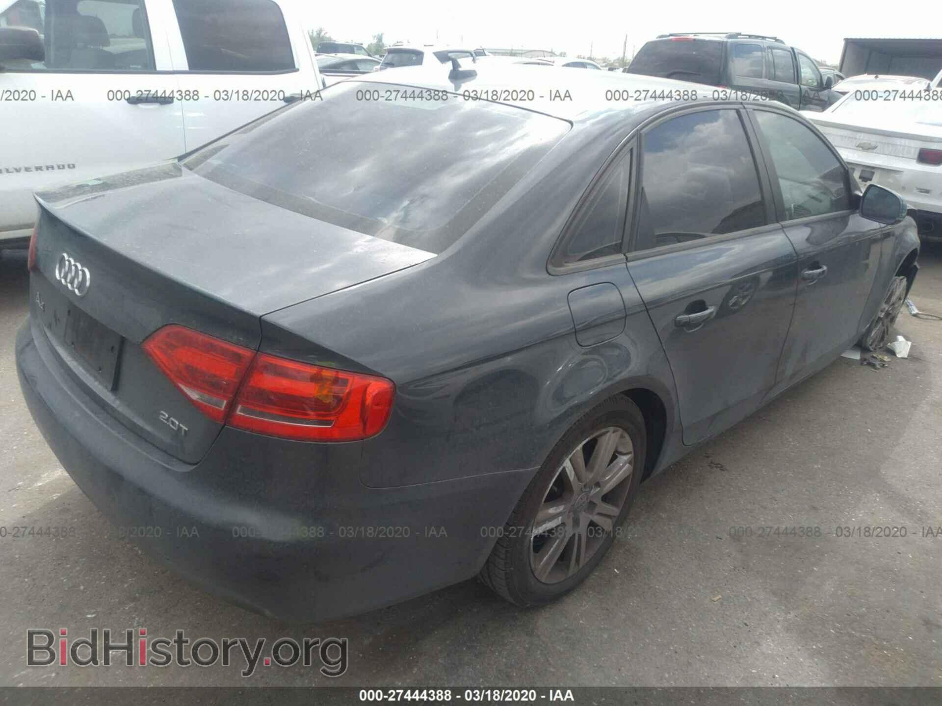 2011 AUDI A4 - VIN: WAUAFAFL4BN019941 - Фото 4