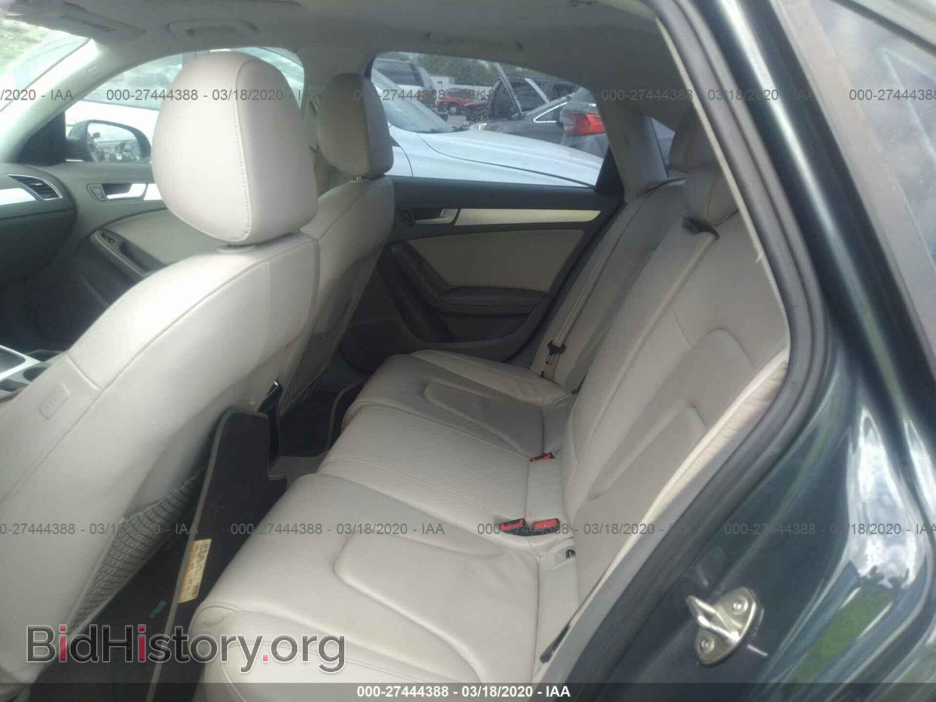 2011 AUDI A4 - VIN: WAUAFAFL4BN019941 - Фото 8