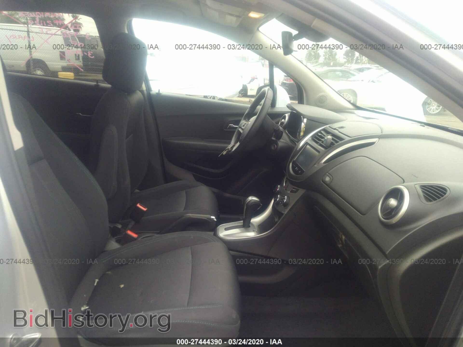 2016 CHEVROLET TRAX - VIN: 3GNCJLSB6GL174105 - Фото 5