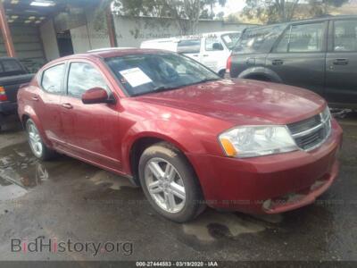 2010 Dodge AVENGER R/T, red — VIN 1B3CC5FB9AN141830, IAAI