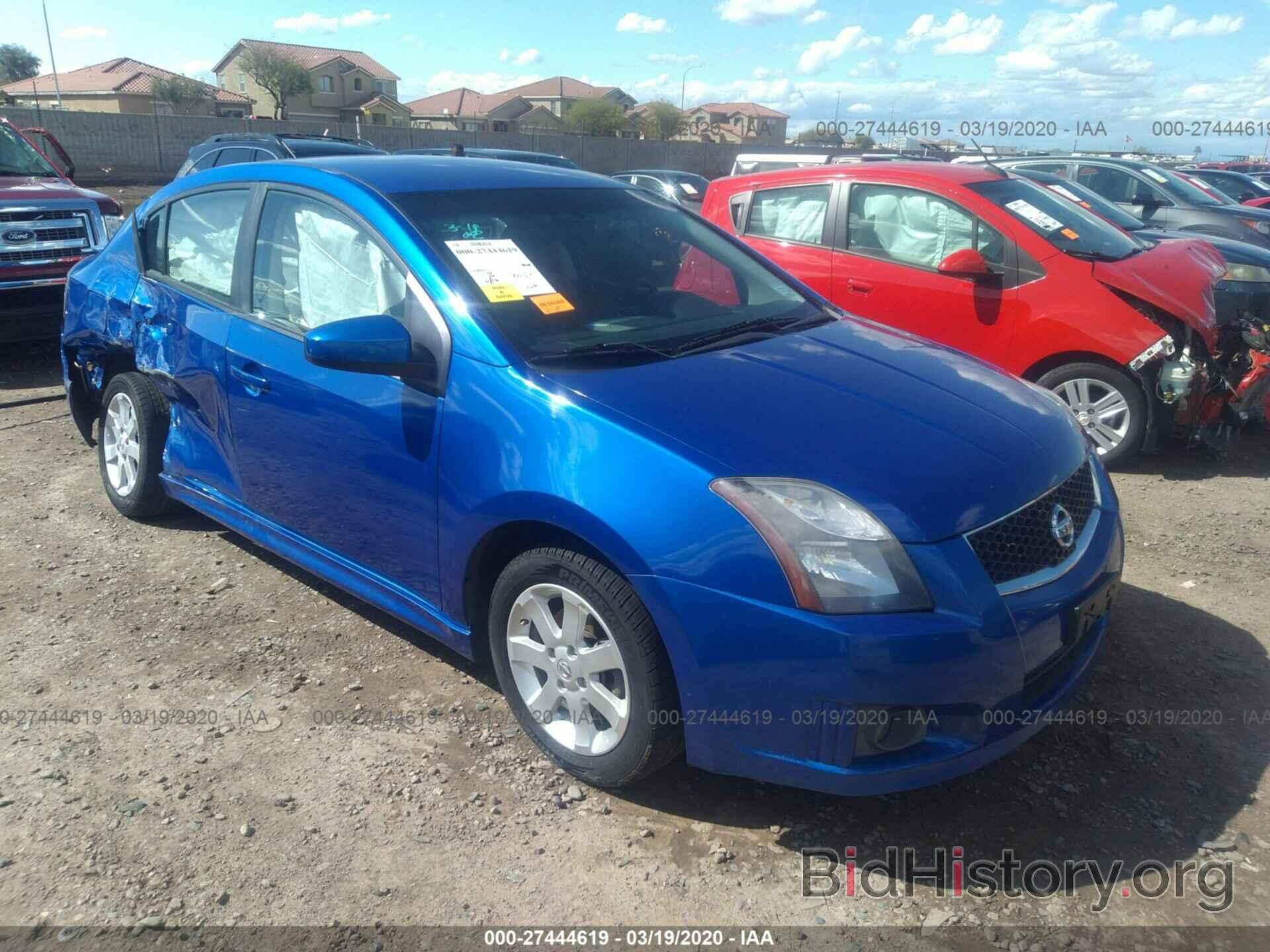 Photo 3N1AB6APXCL729744 - NISSAN SENTRA 2012