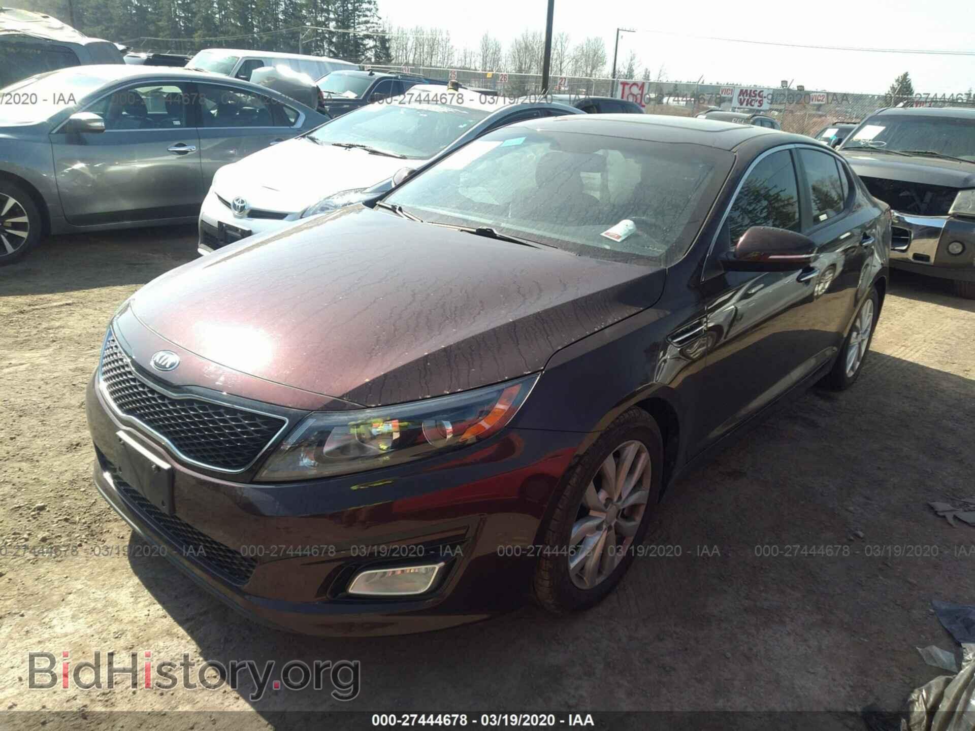 2014 KIA OPTIMA - VIN: 5XXGN4A71EG328391 - Photo 2
