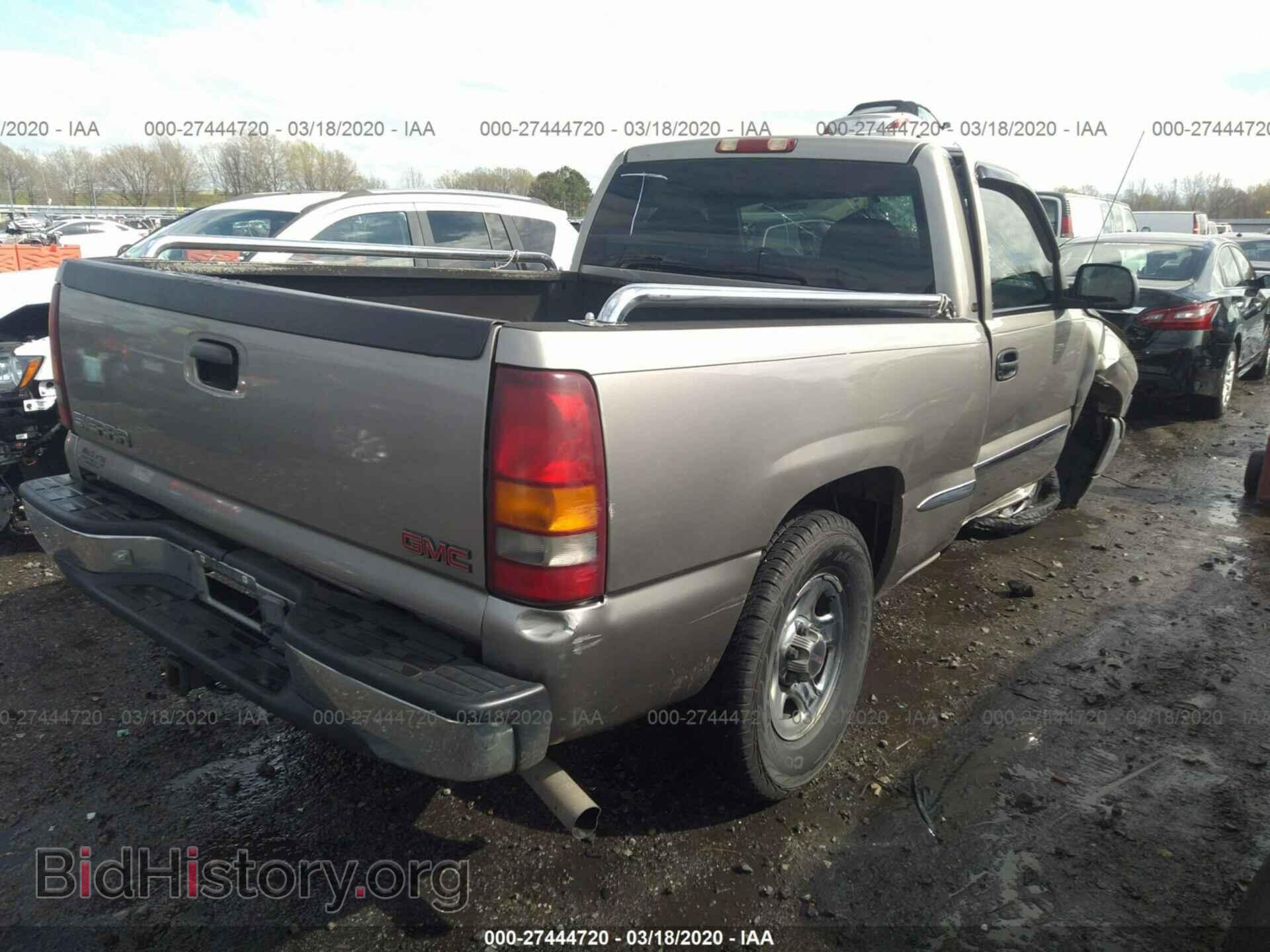 2001 GMC NEW SIERRA - VIN: 1GTEC14V71Z331504 - Фото 4
