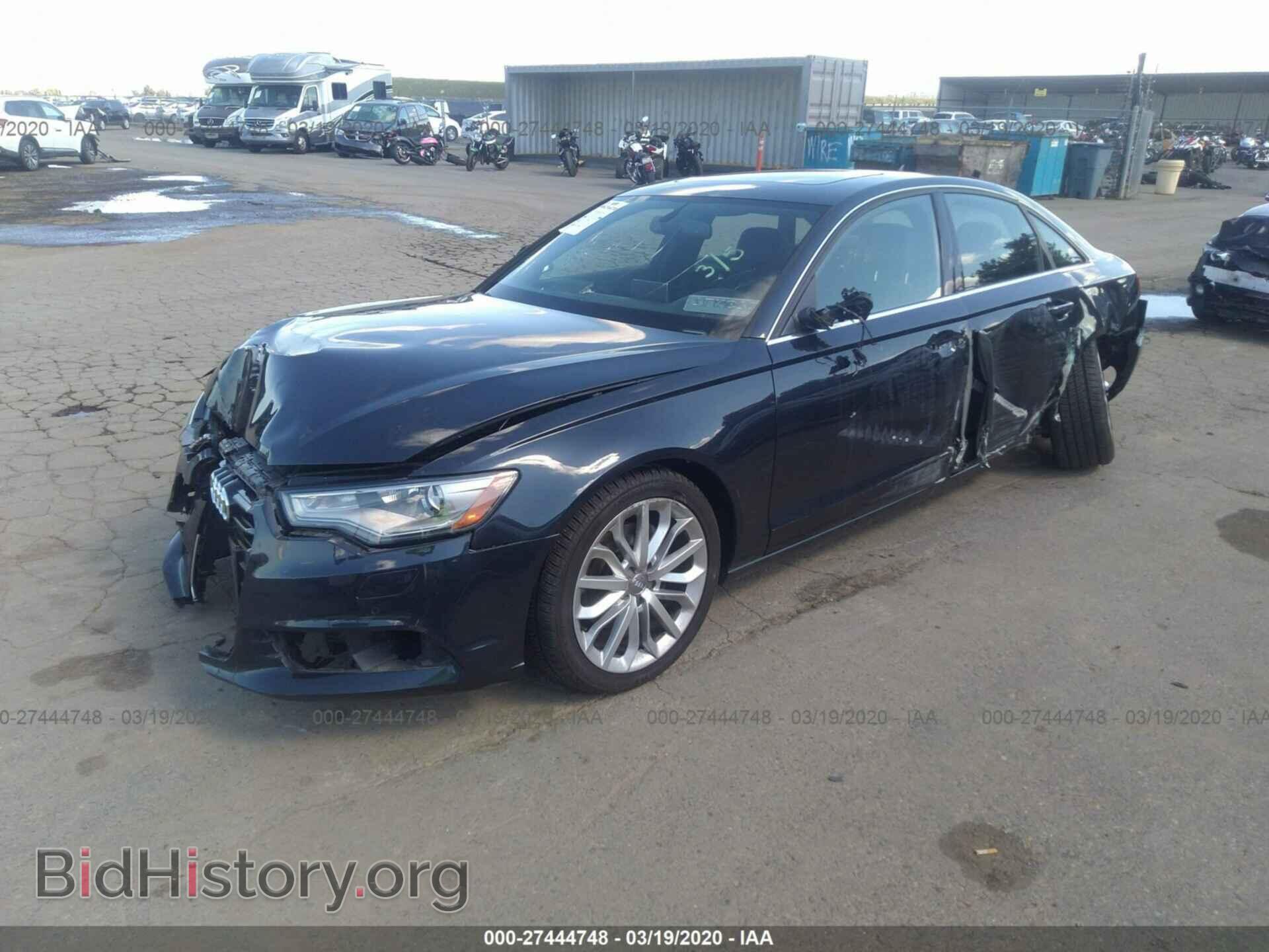2013 AUDI A6 - VIN: WAUGFAFC2DN123678 - Фото 2
