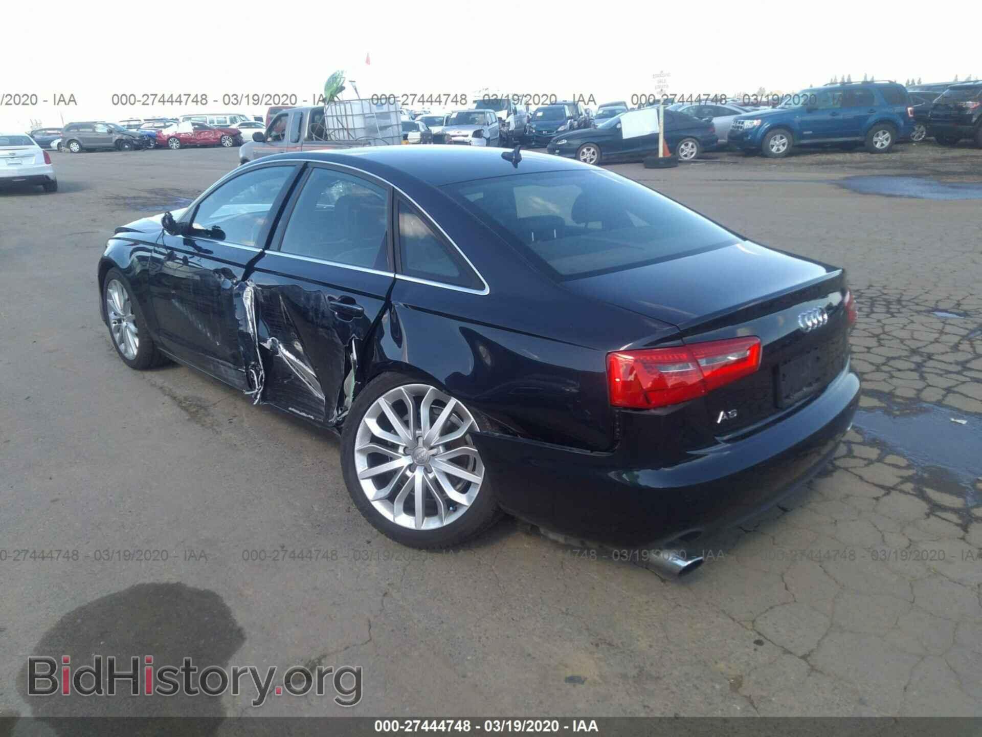 2013 AUDI A6 - VIN: WAUGFAFC2DN123678 - Фото 3