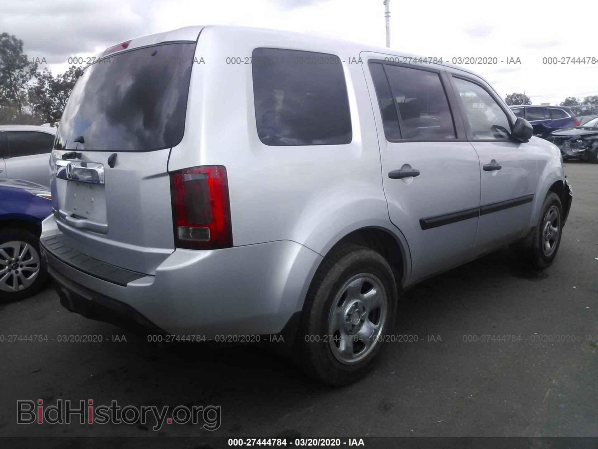 2012 HONDA PILOT - VIN: 5FNYF3H22CB019261 - Photo 4