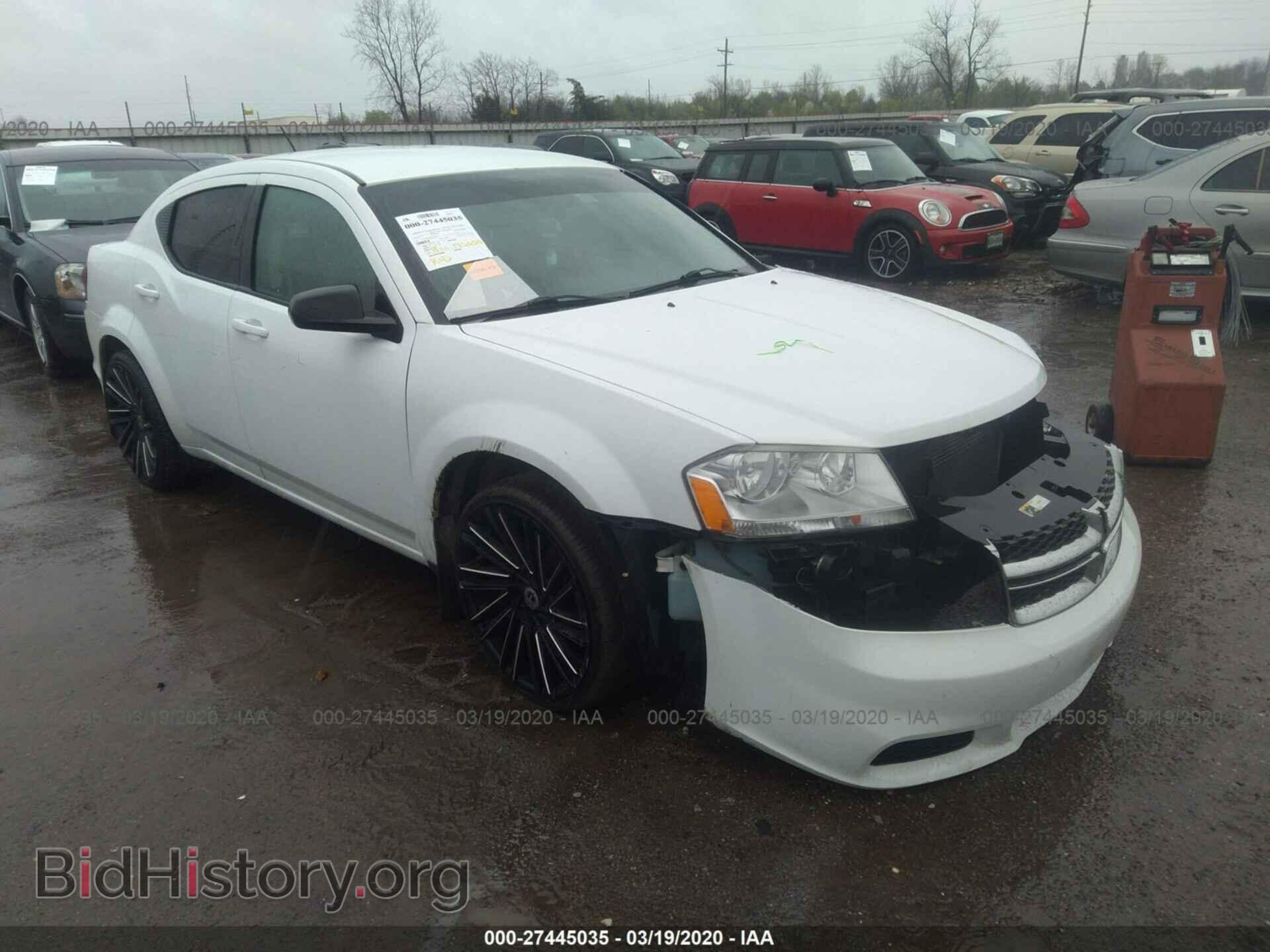 Photo 1C3CDZAB6EN229092 - DODGE AVENGER 2014