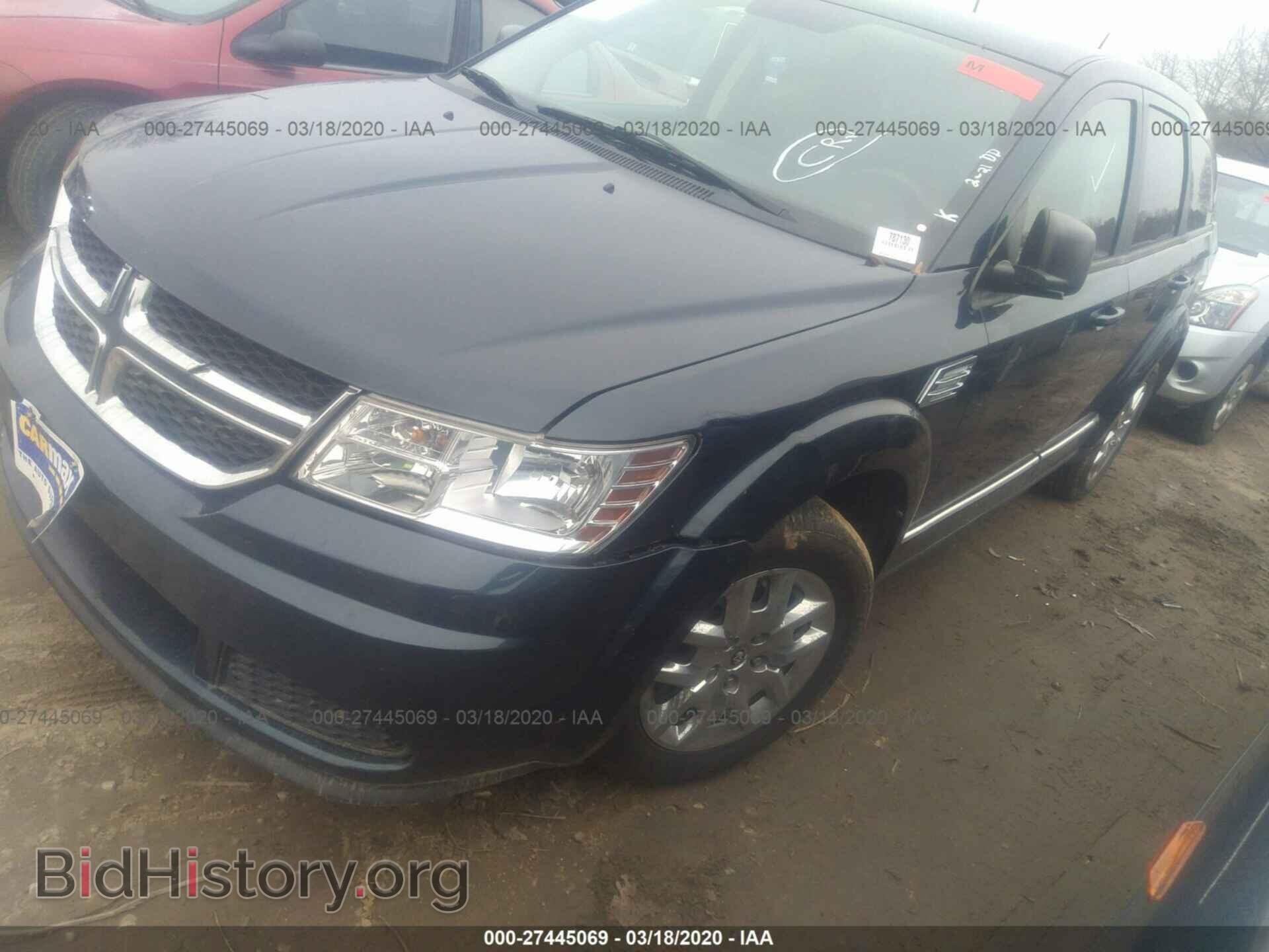 2015 DODGE JOURNEY - VIN: 3C4PDCAB4FT735581 - Фото 2
