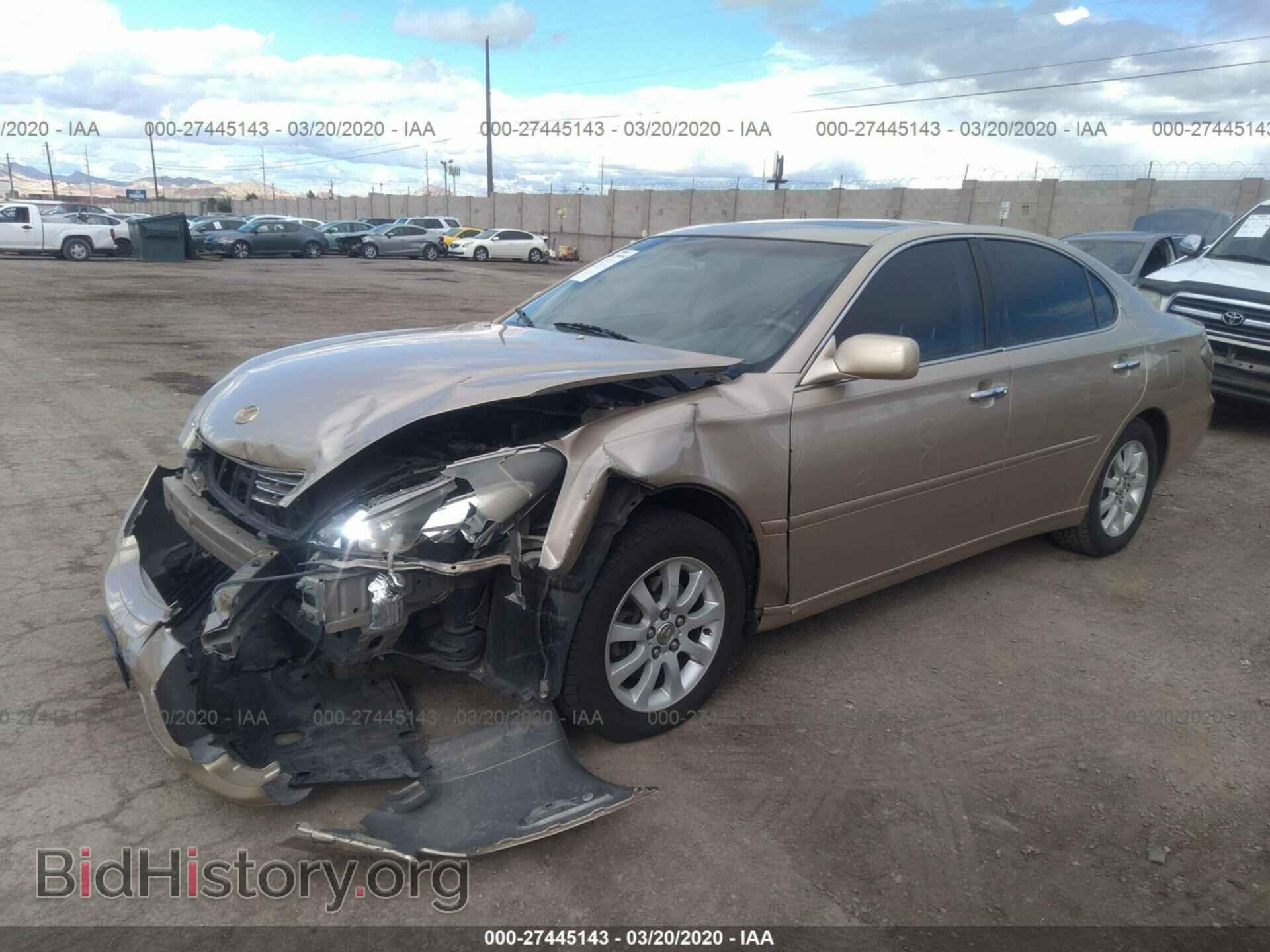 2003 LEXUS ES - VIN: JTHBF30G936005994 - Фото 2