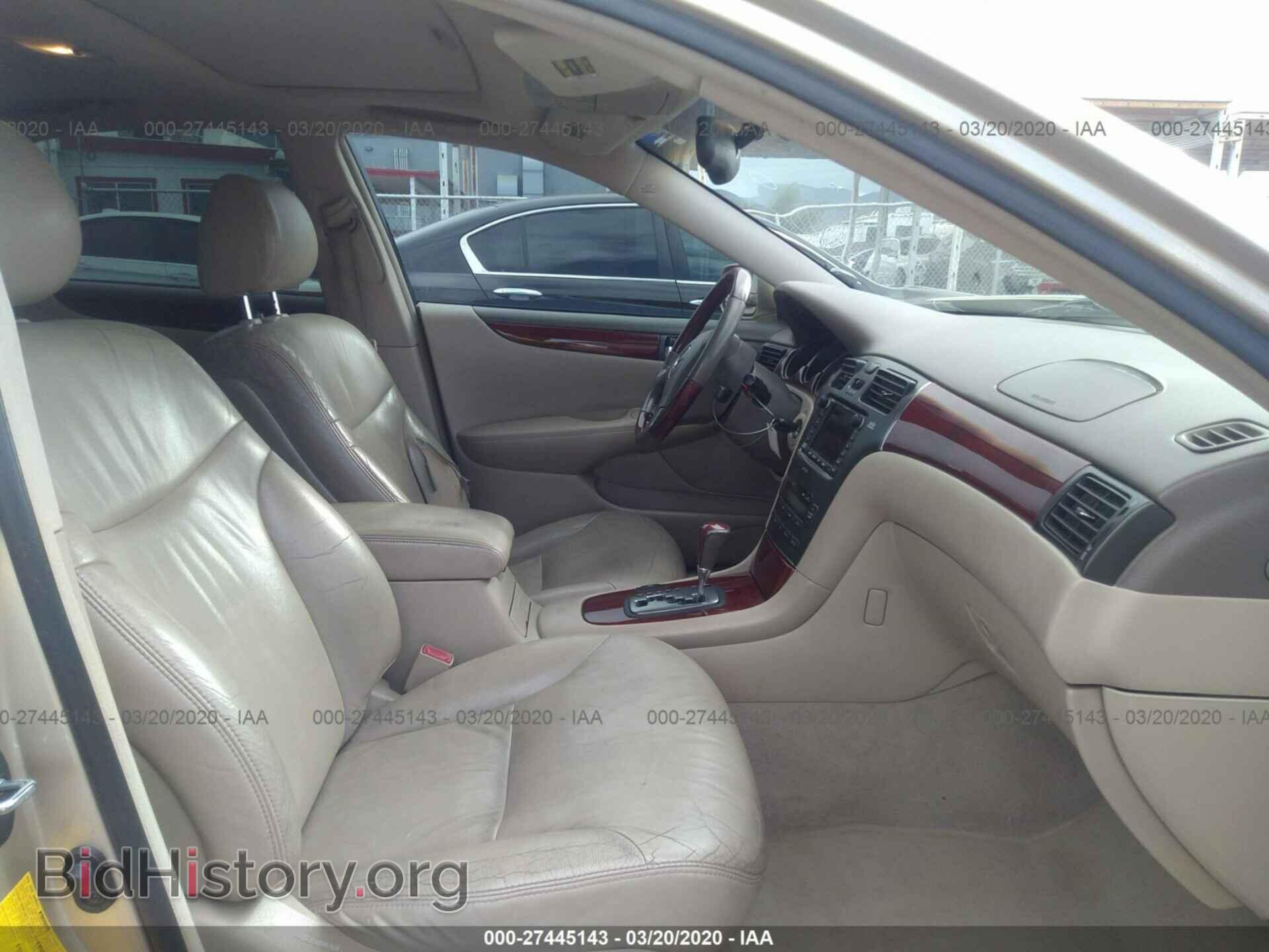 2003 LEXUS ES - VIN: JTHBF30G936005994 - Фото 5