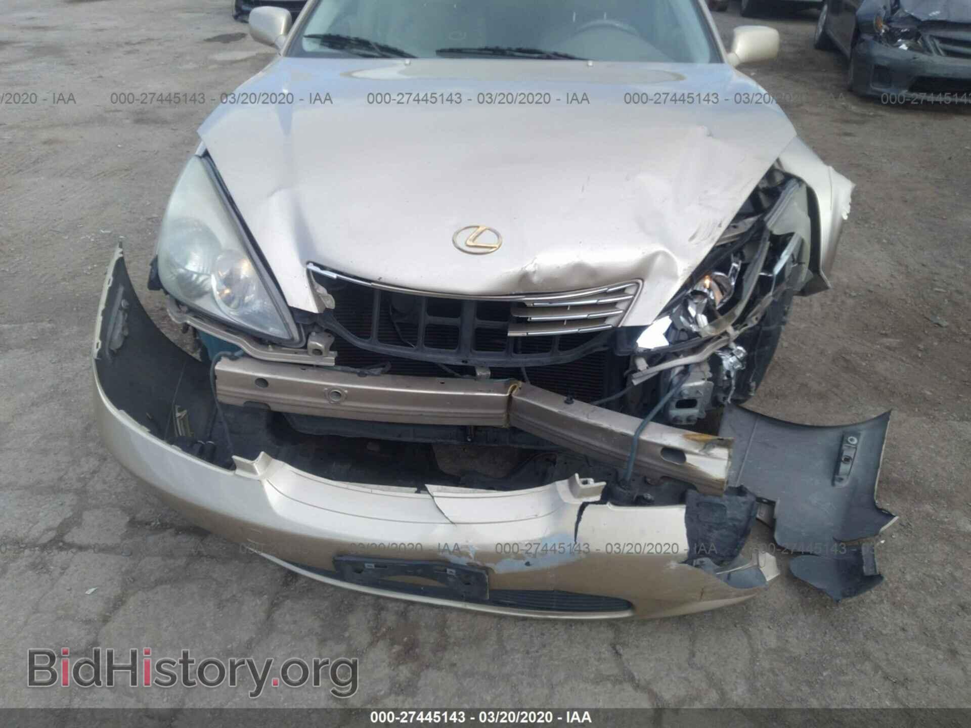 2003 LEXUS ES - VIN: JTHBF30G936005994 - Фото 6