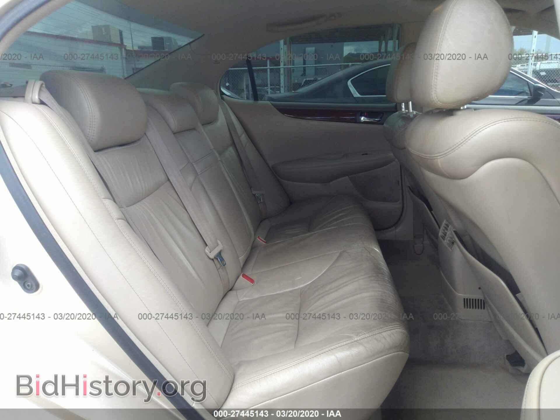 2003 LEXUS ES - VIN: JTHBF30G936005994 - Фото 8