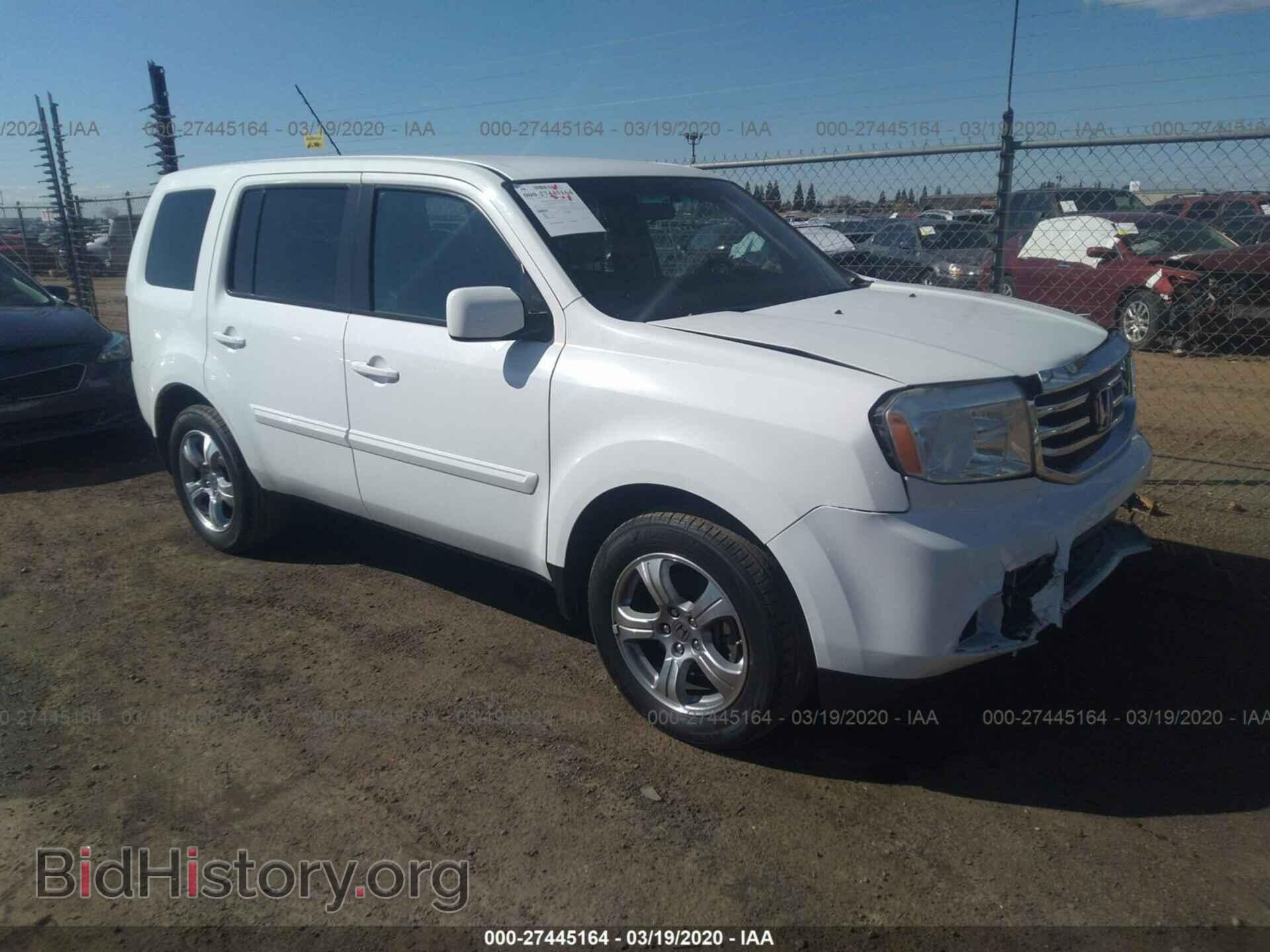 Photo 5FNYF3H46DB040102 - HONDA PILOT 2013