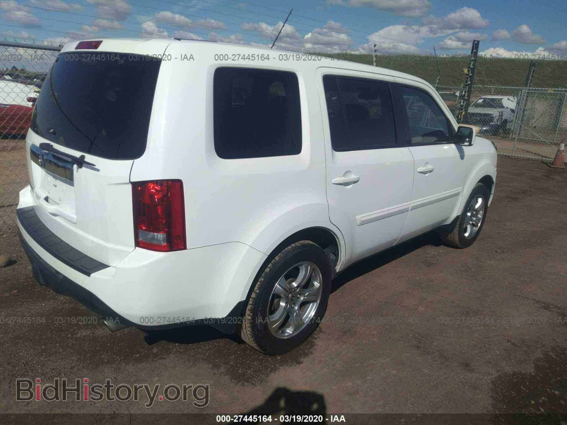2013 HONDA PILOT - VIN: 5FNYF3H46DB040102 - Фото 4