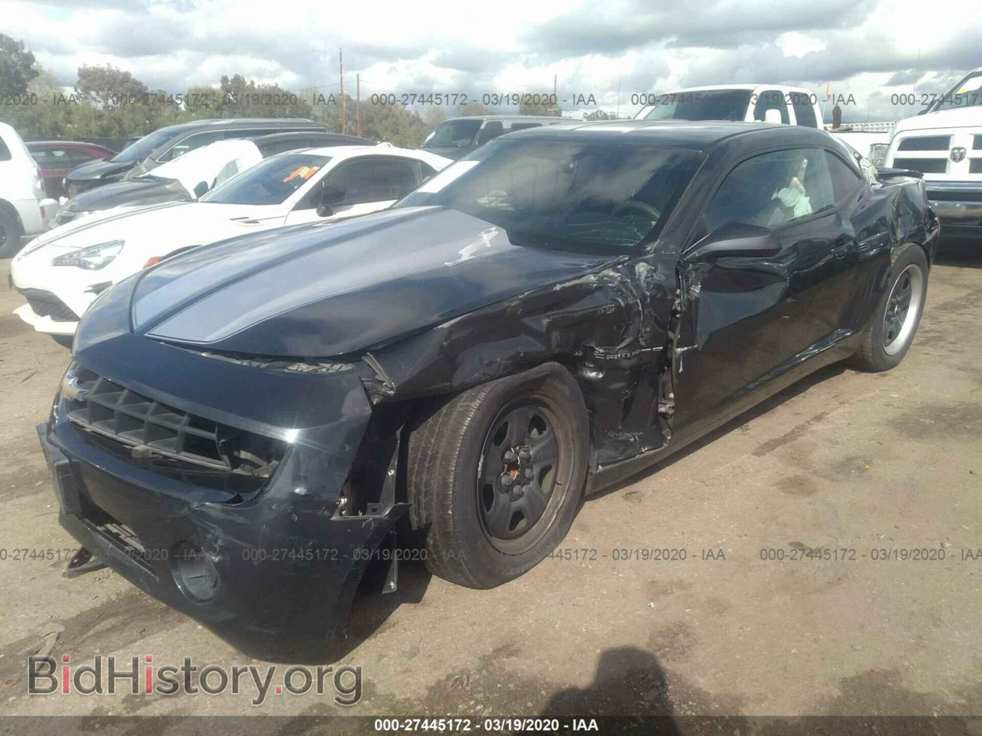 2013 CHEVROLET CAMARO - VIN: 2G1FA1E38D9221429 - Фото 2