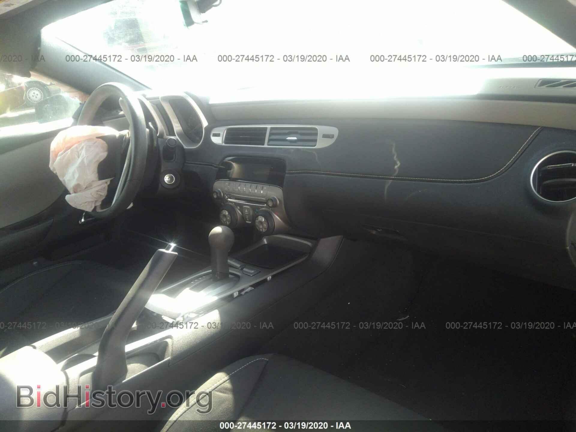 2013 CHEVROLET CAMARO - VIN: 2G1FA1E38D9221429 - Фото 5