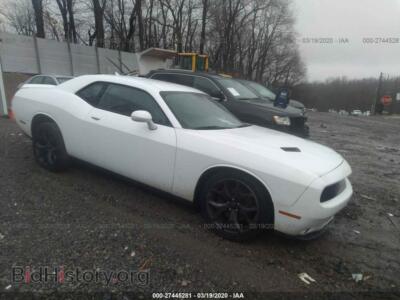 2016 Dodge CHALLENGER SXT, white — VIN 2C3CDZAG1GH300299, IAAI
