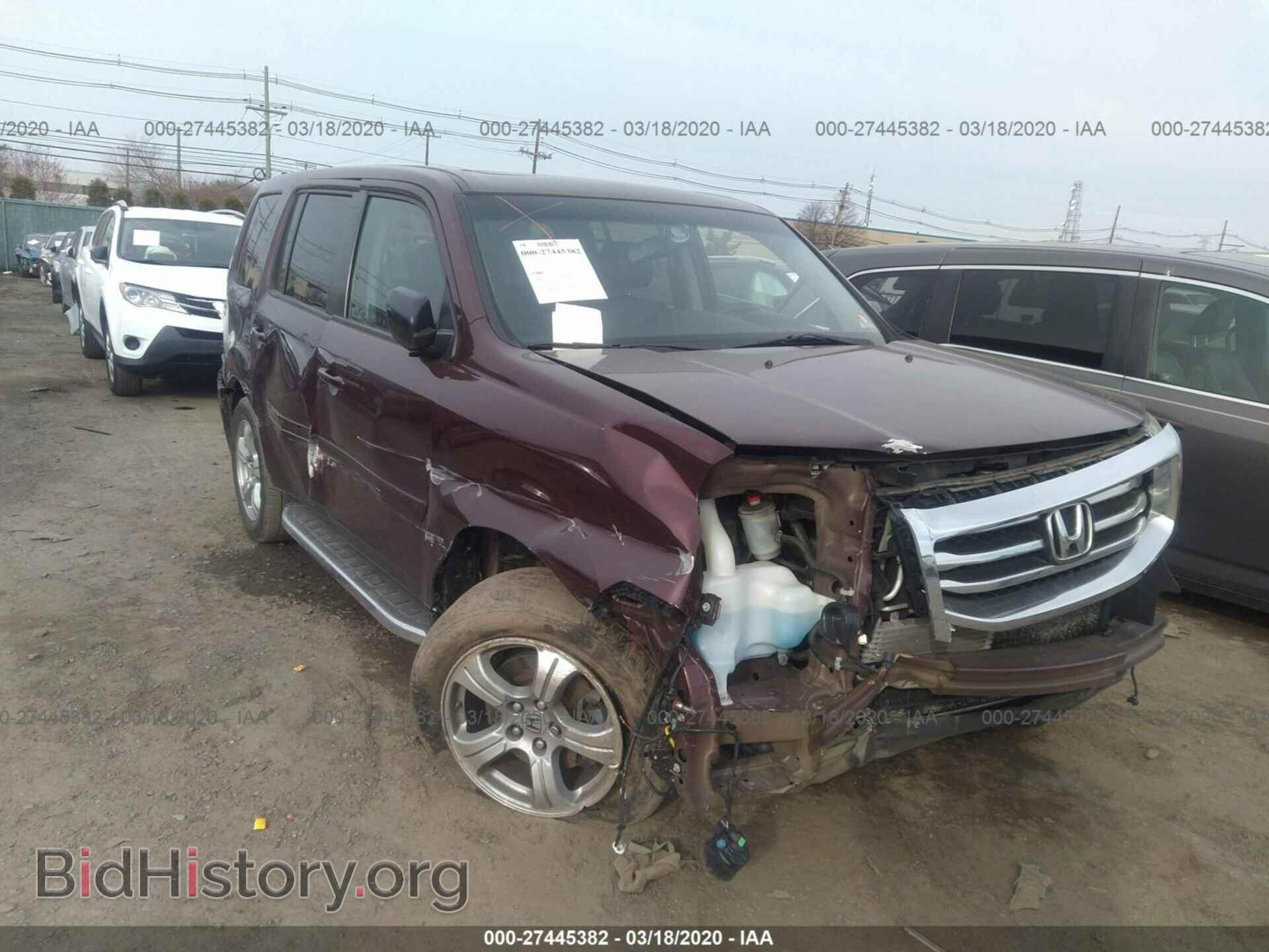 Photo 5FNYF4H53DB074710 - HONDA PILOT 2013
