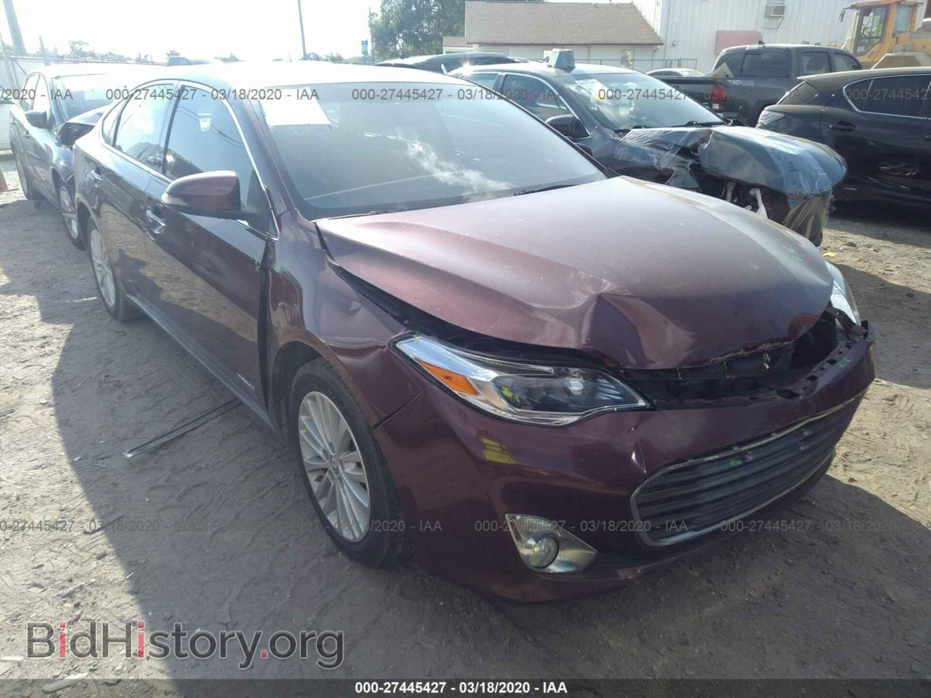 Photo 4T1BD1EB8EU026726 - TOYOTA AVALON 2014