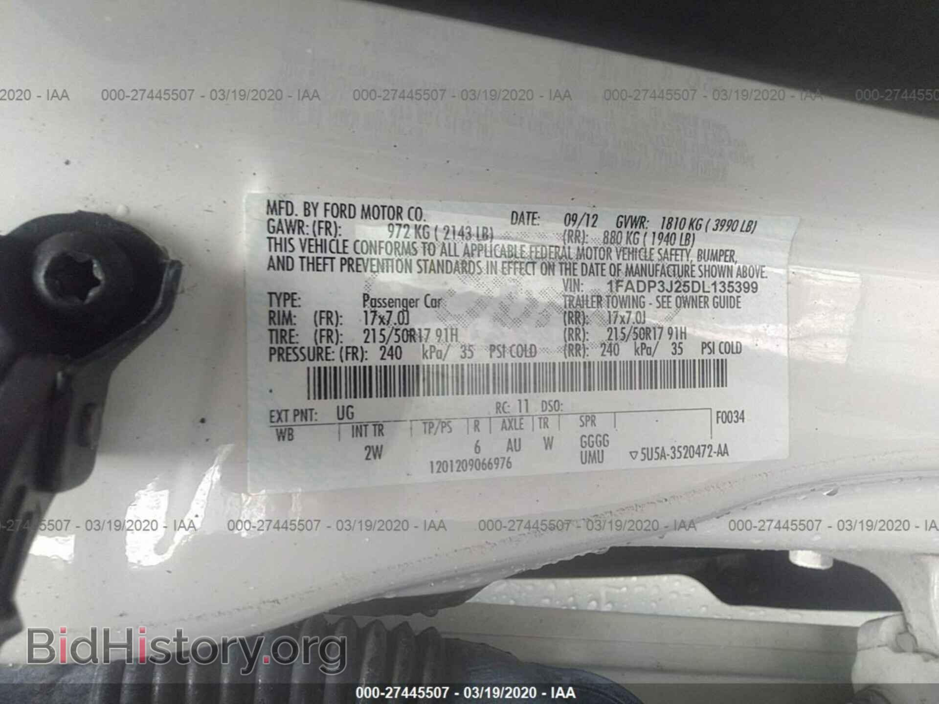 2013 FORD FOCUS - VIN: 1FADP3J25DL135399 - Photo 9