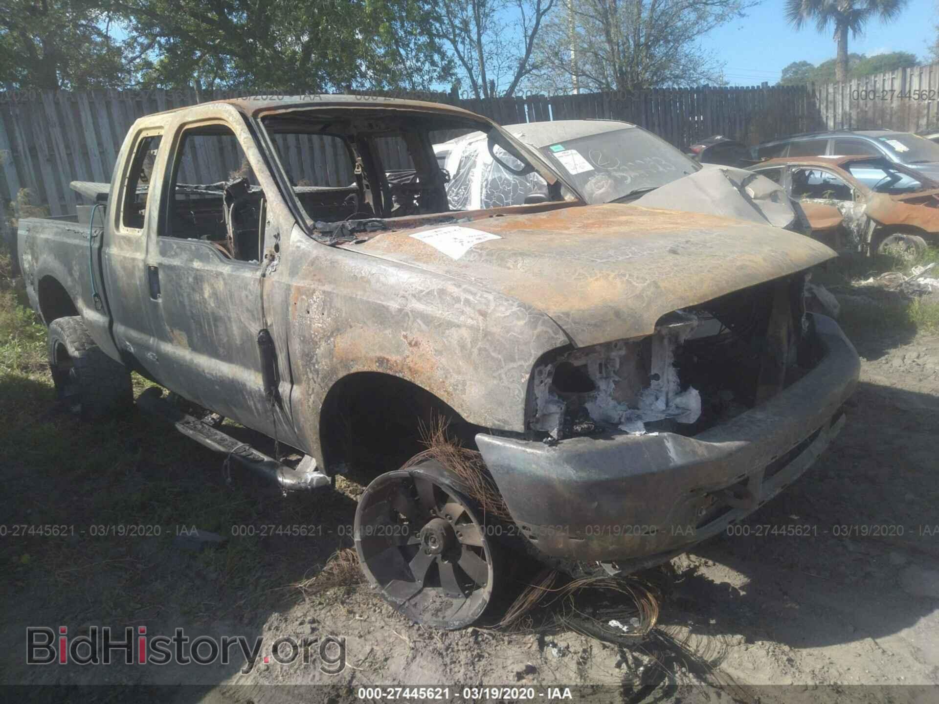 Photo 1FTNX21L83EA55308 - FORD F250 2003