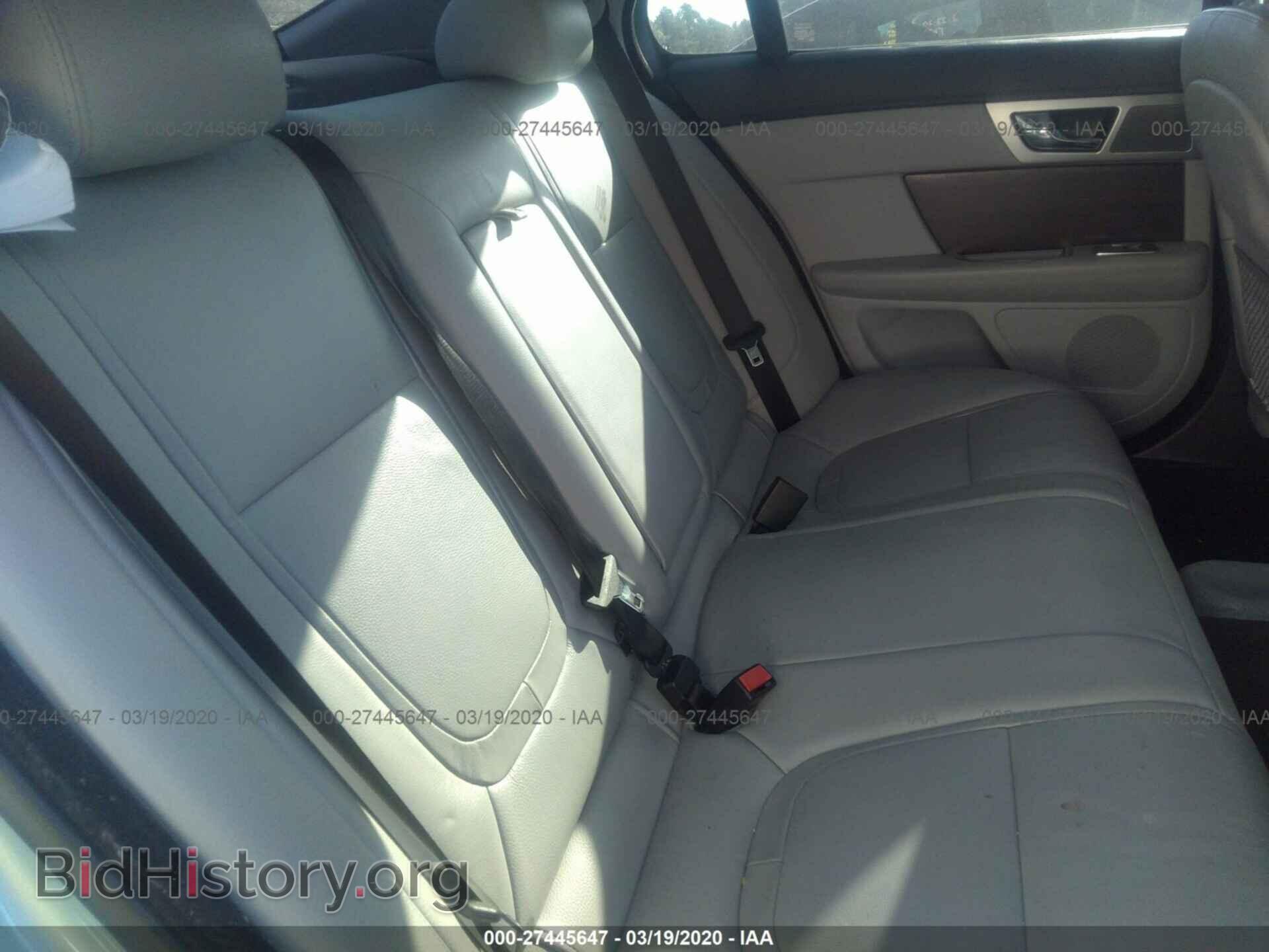 2012 JAGUAR XF - VIN: SAJWA0FB9CLS38420 - Фото 8