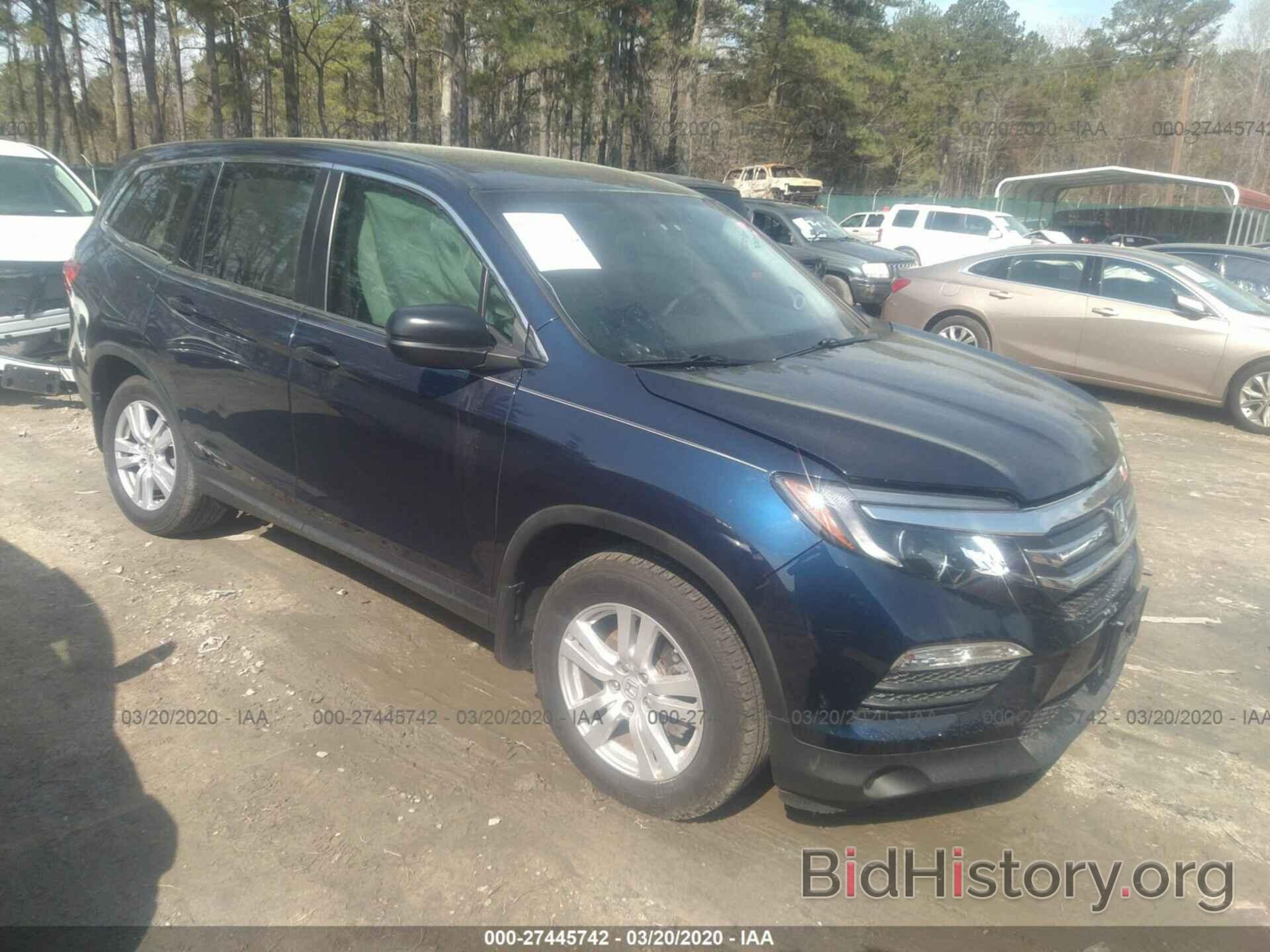 Фотография 5FNYF6H11GB010453 - HONDA PILOT 2016