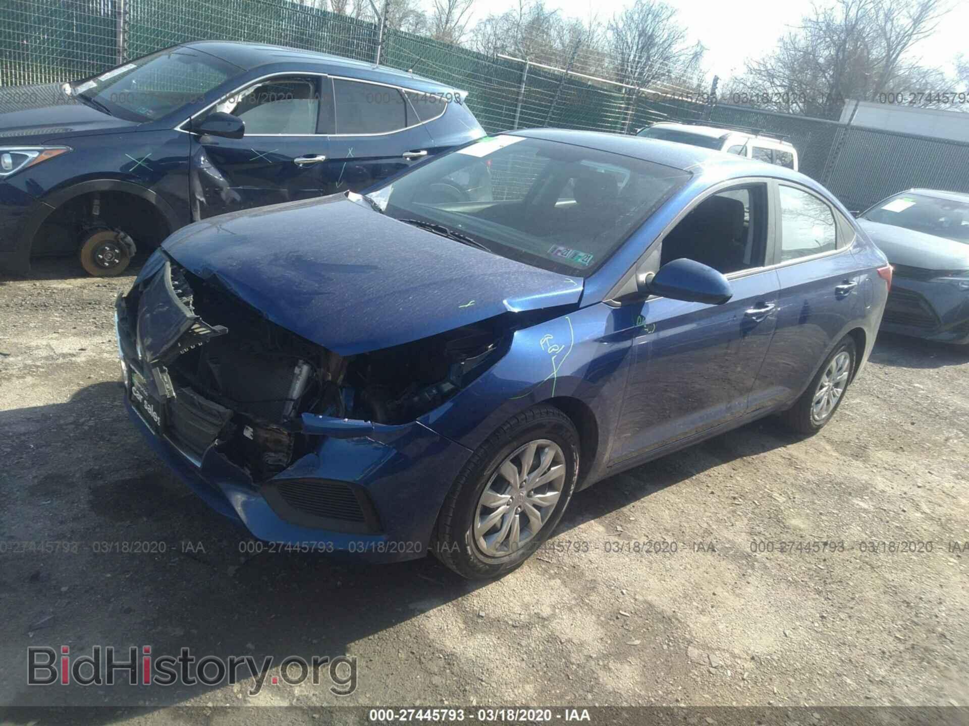 2018 HYUNDAI ACCENT - VIN: 3KPC24A3XJE017940 - Фото 2