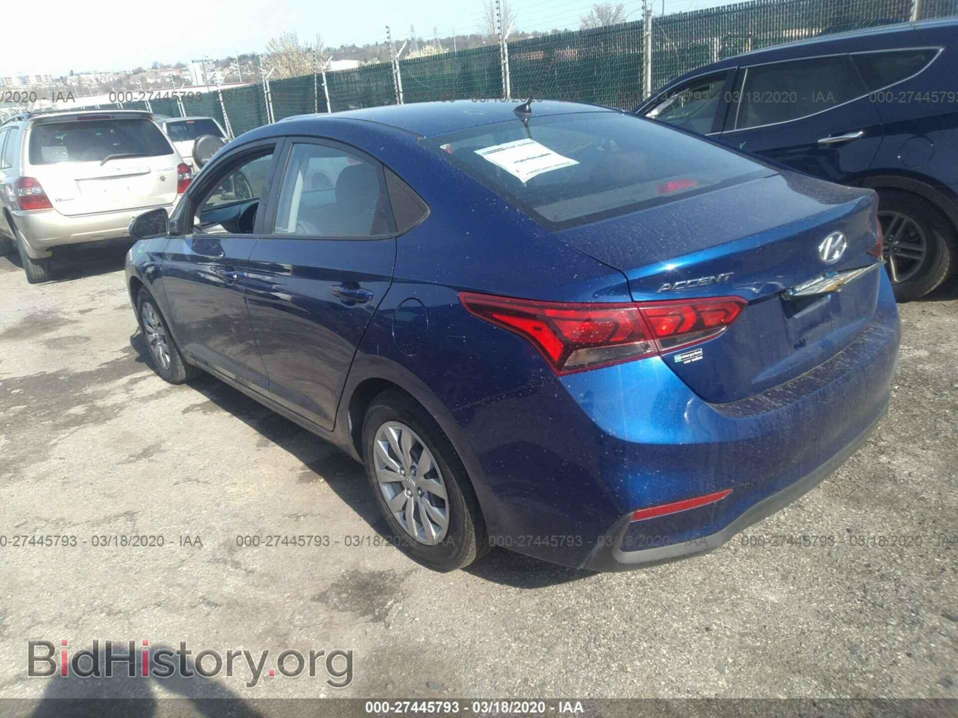 2018 HYUNDAI ACCENT - VIN: 3KPC24A3XJE017940 - Фото 3