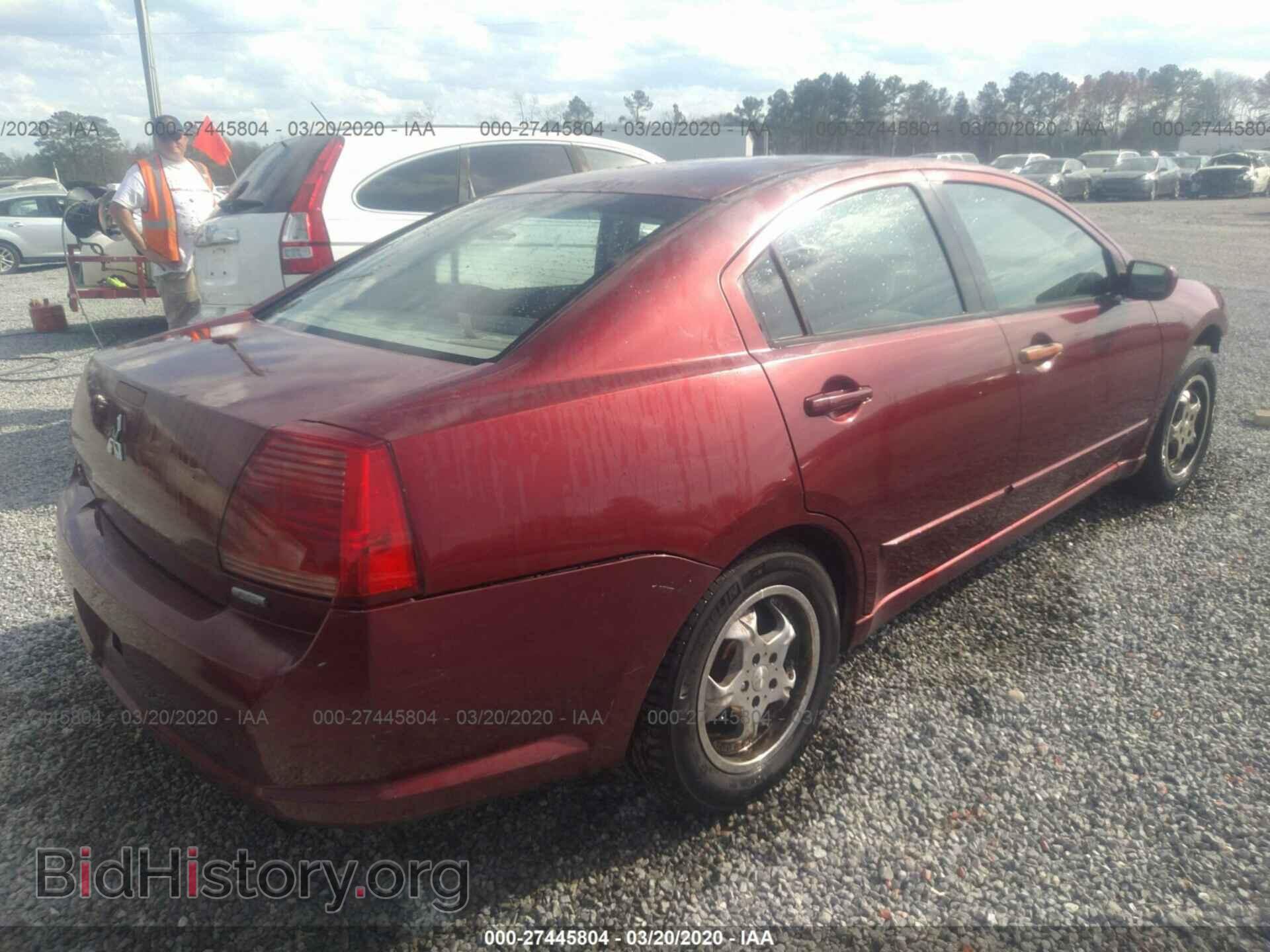 2005 MITSUBISHI GALANT - VIN: 4A3AB36F45E023445 - Фото 4