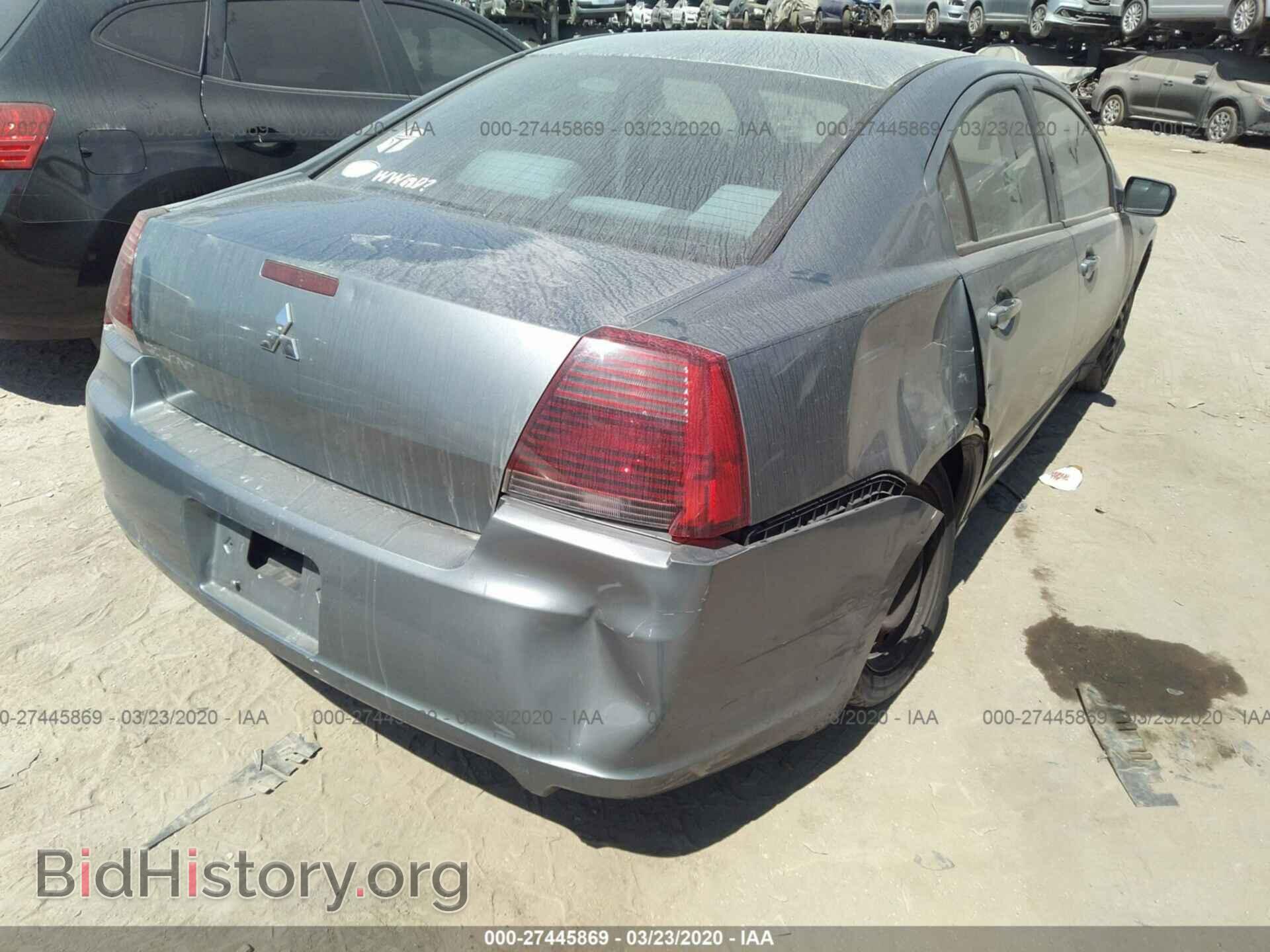 2007 MITSUBISHI GALANT - VIN: 4A3AB36F97E024559 - Фото 4