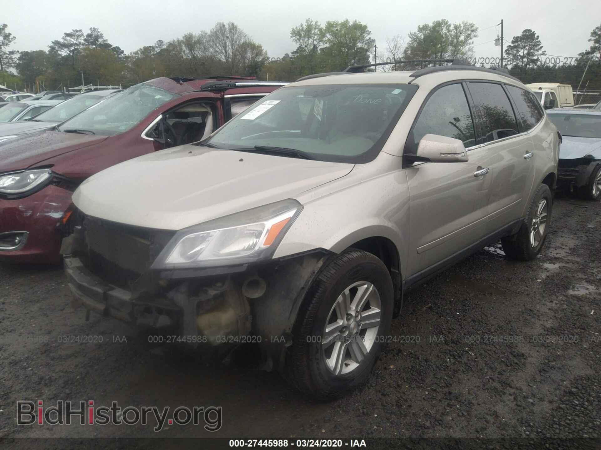 2013 CHEVROLET TRAVERSE - VIN: 1GNKRJKD0DJ147530 - Фото 2