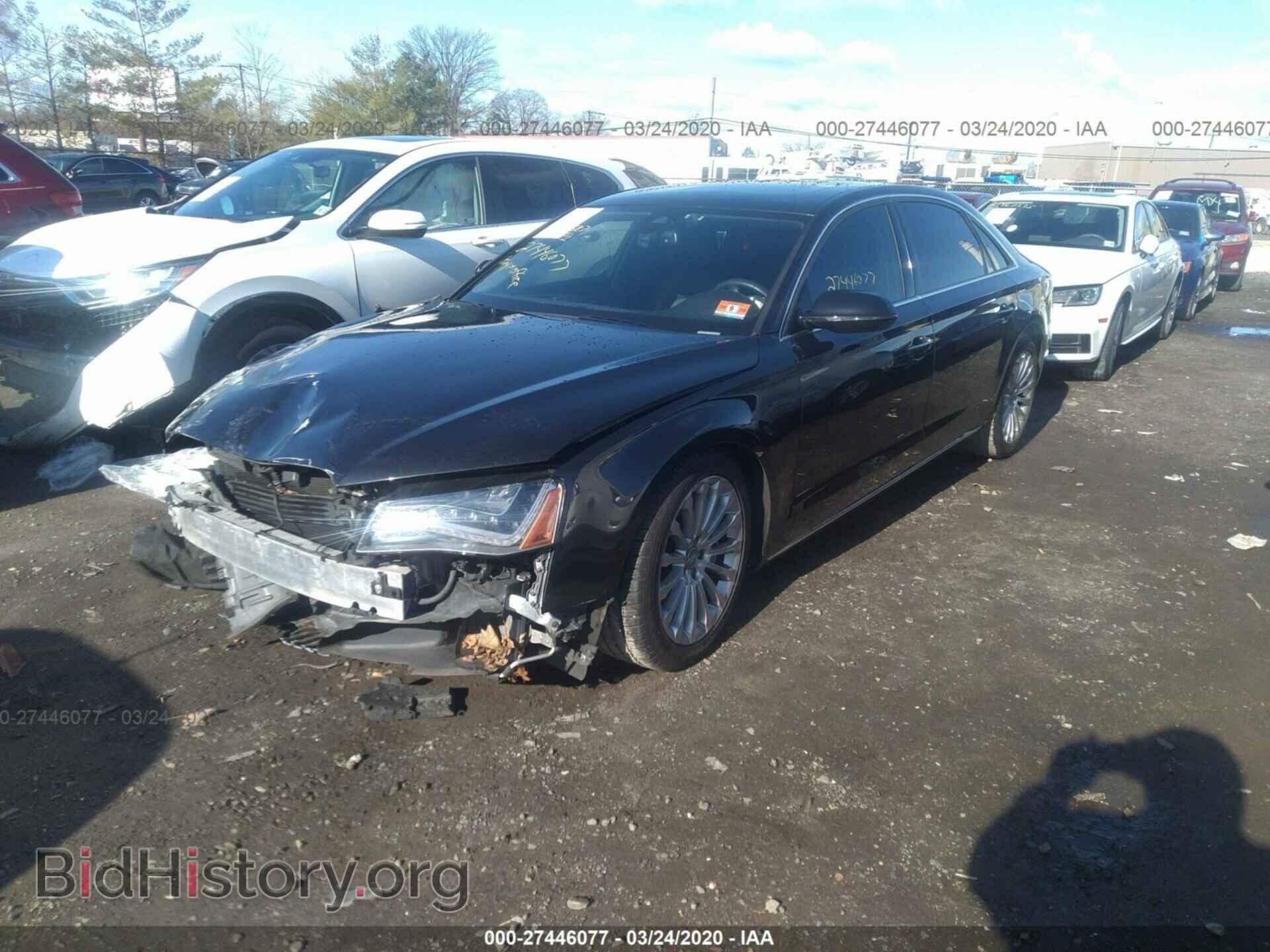 2013 AUDI A8 L - VIN: WAUR2AFD3DN017849 - Photo 2