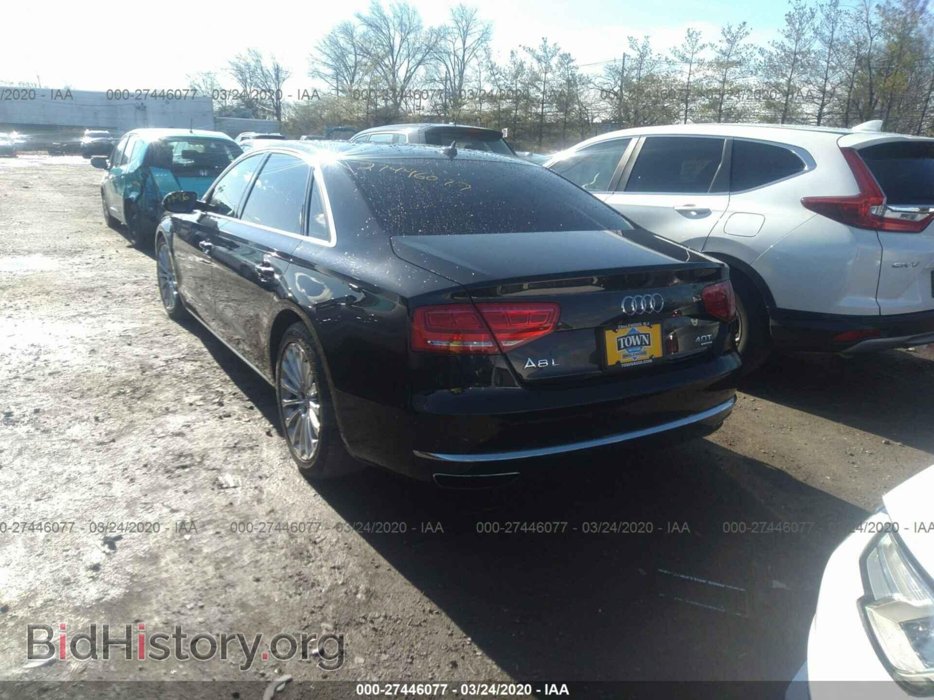 2013 AUDI A8 L - VIN: WAUR2AFD3DN017849 - Photo 3