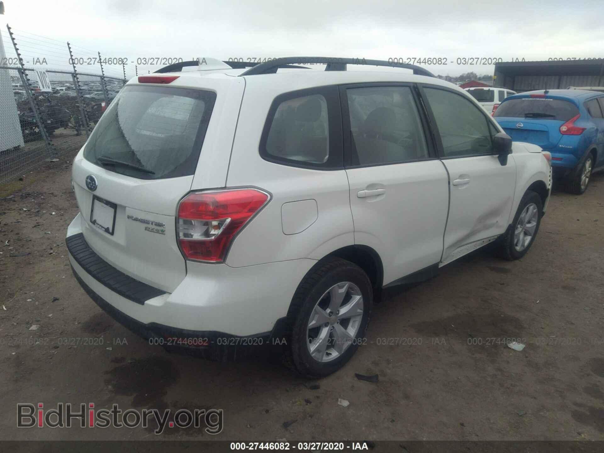 2016 SUBARU FORESTER - VIN: JF2SJABC2GH450815 - Фото 4